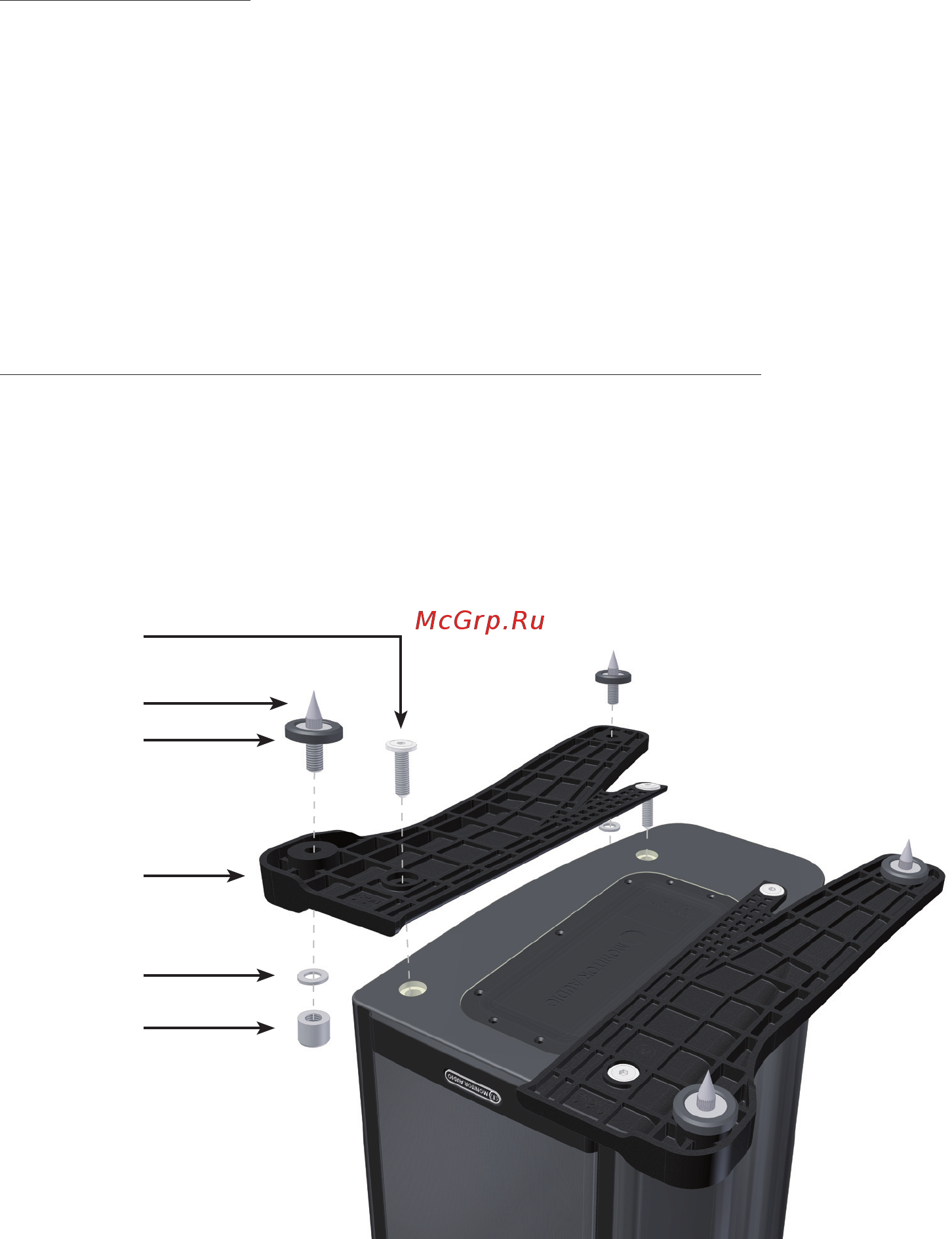 Monitor Audio GXW Stand [6/18] Руководство по эксплуатации 6