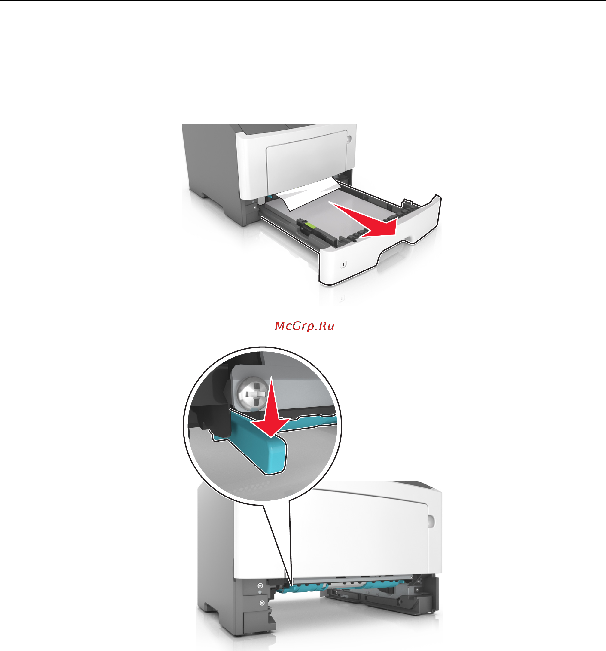 Lexmark MS410 [120/184] Замятие извлек лот нажм синий клапан 23y xx