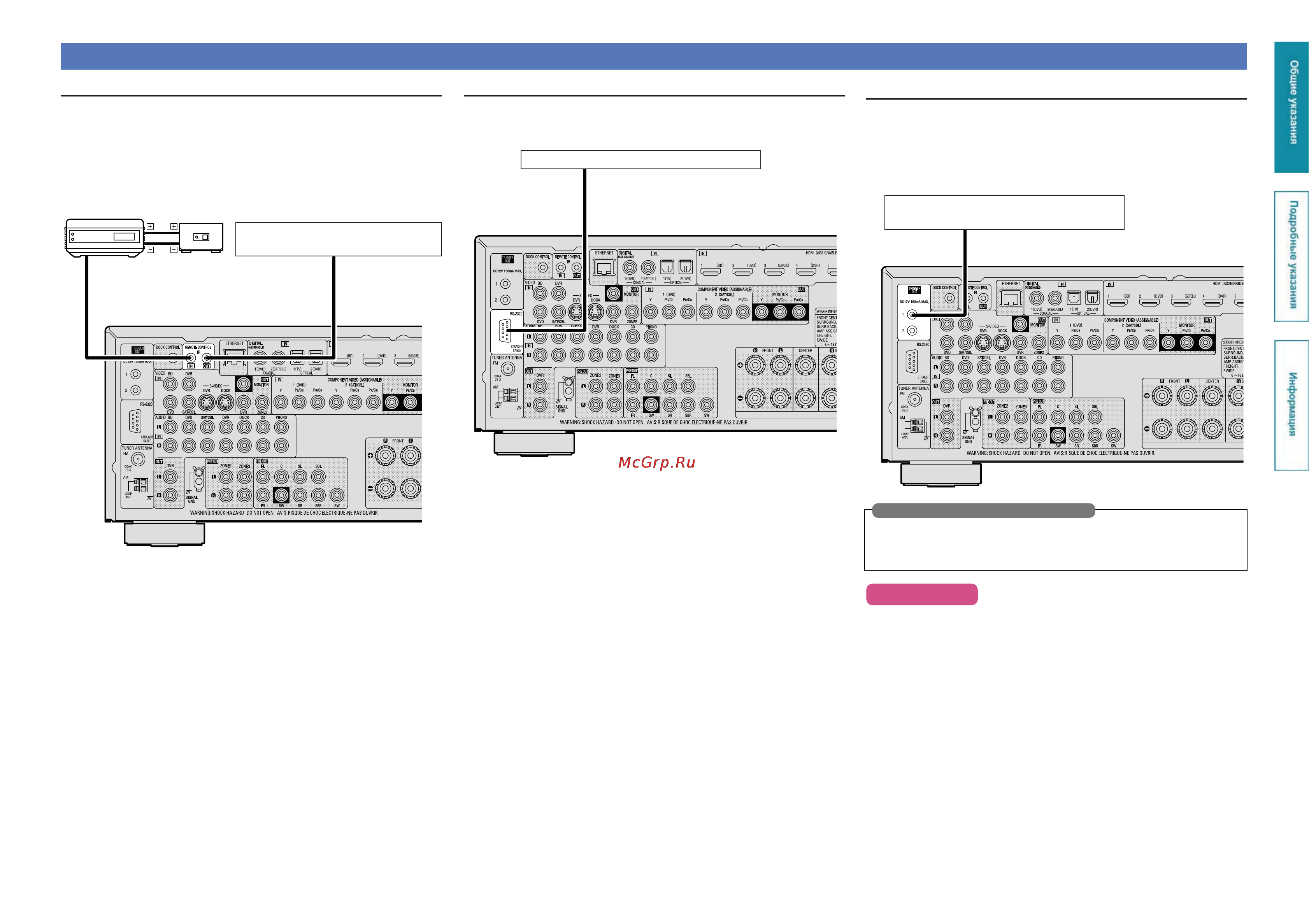 Denon AVR-3312BL [23/157] Подключение внешнего устройства управления