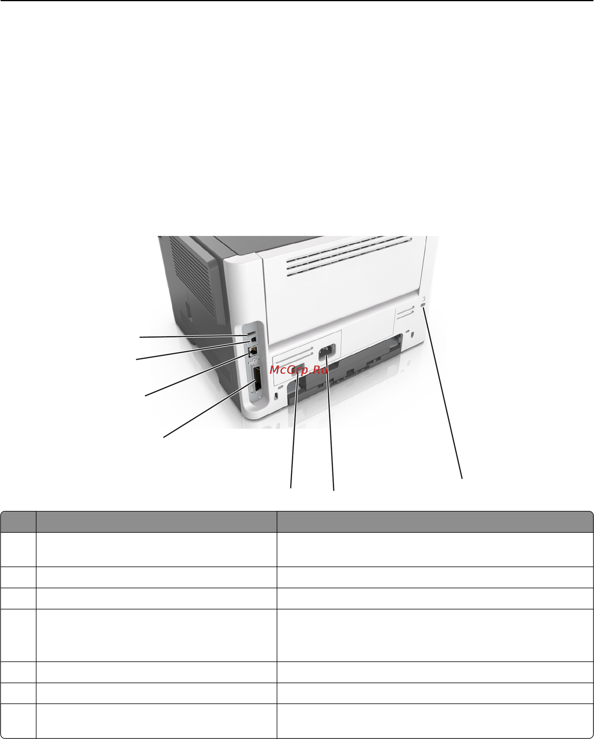 Lexmark MS510 [40/278] Подключение кабелей