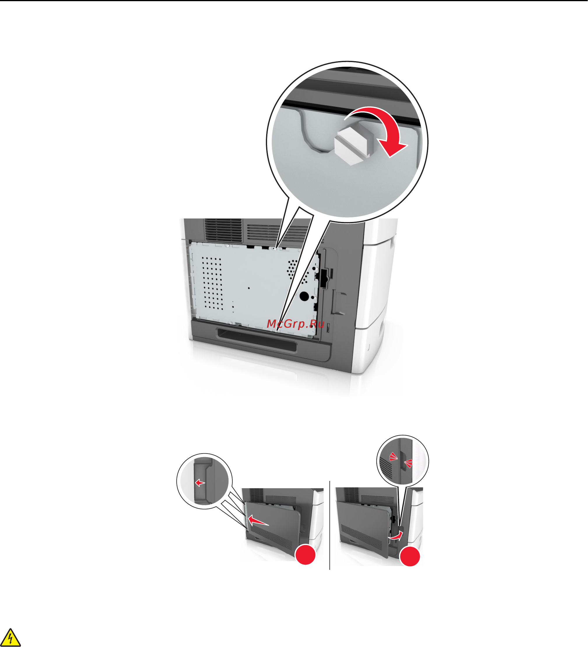 Lexmark MS710 [18/277] Установка карты памяти