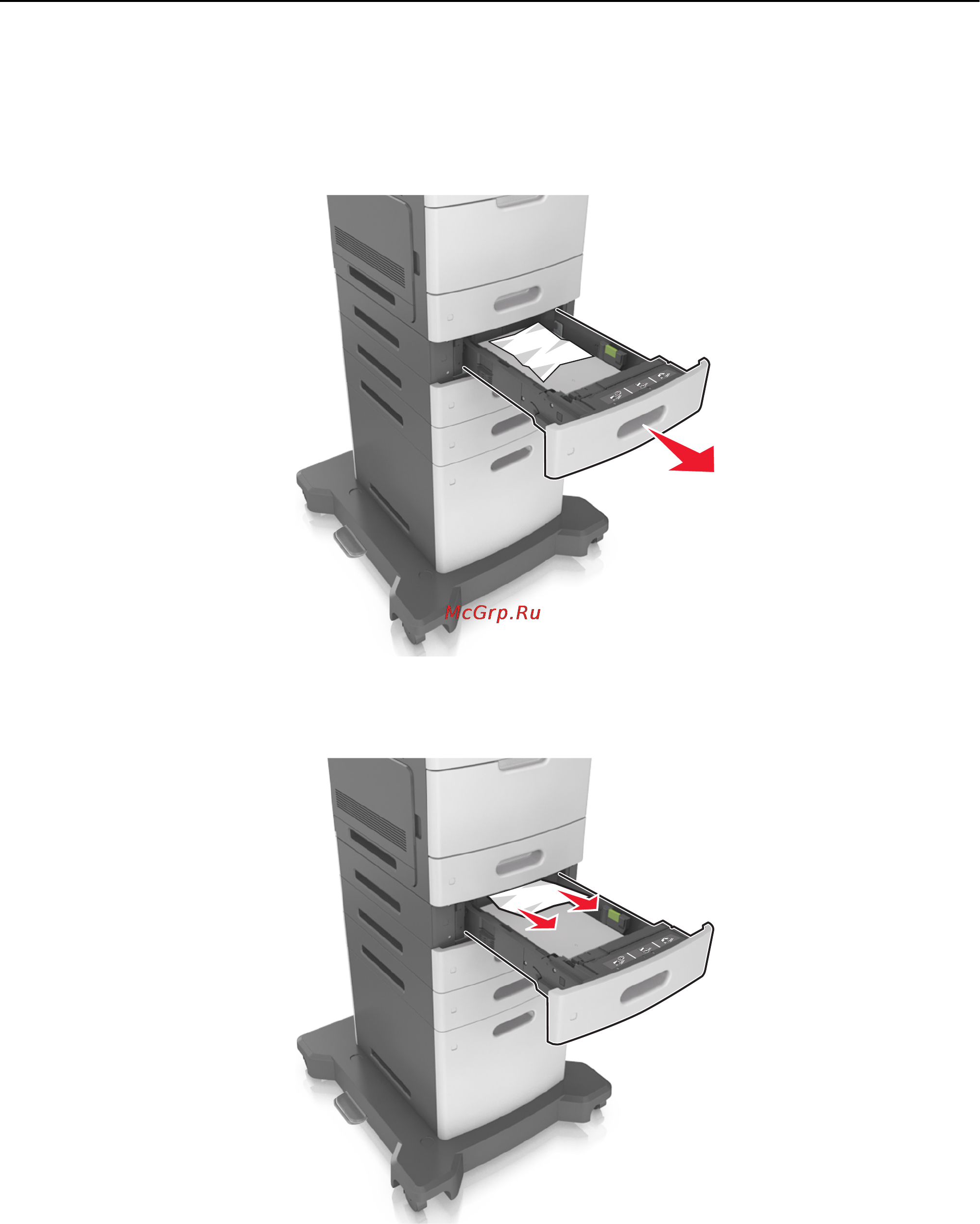 Lexmark MS710 [186/277] Замятие страницы x откройте лоток x 24x