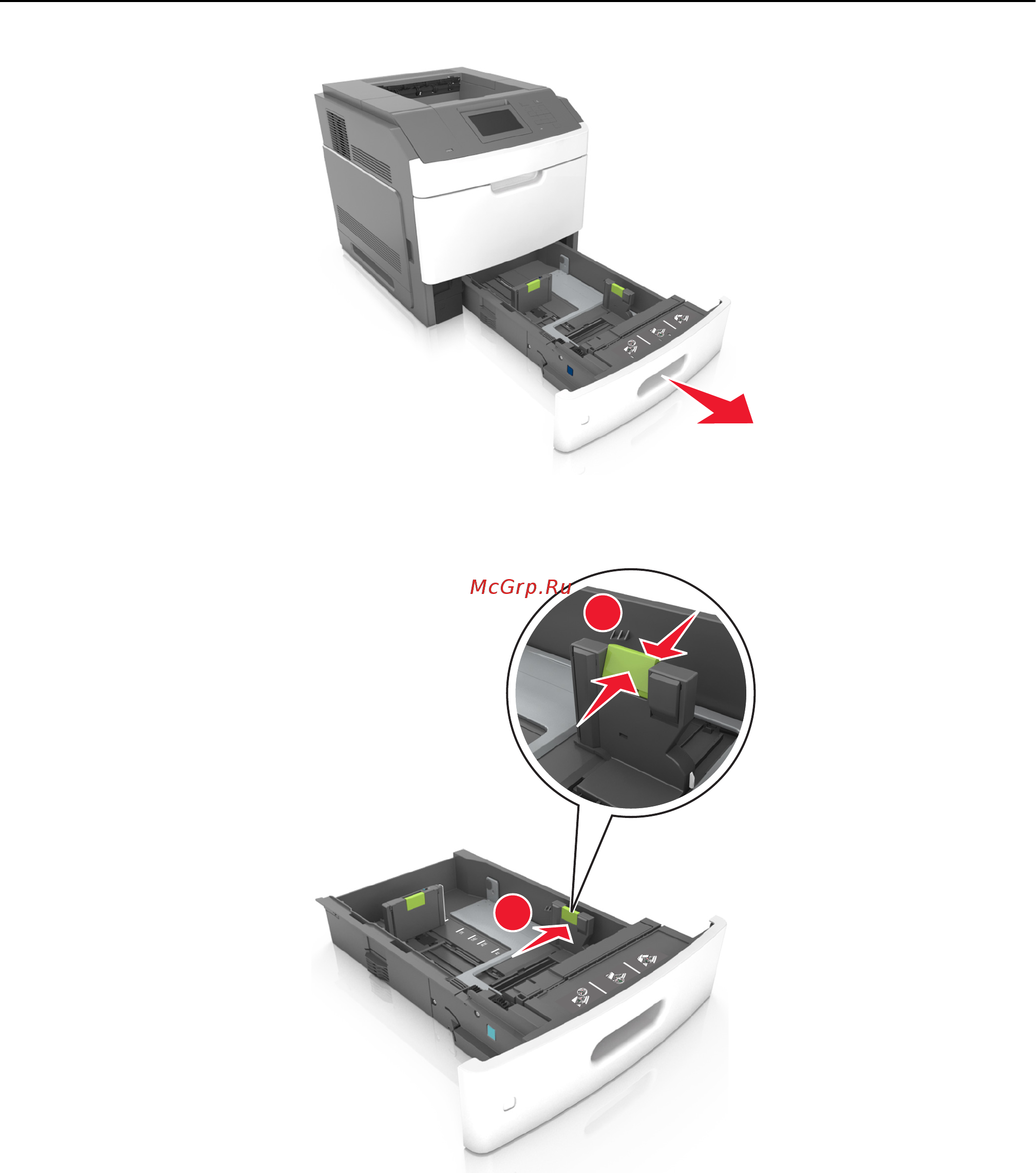 Lexmark MS810de Инструкция по эксплуатации онлайн [111/407] 57673