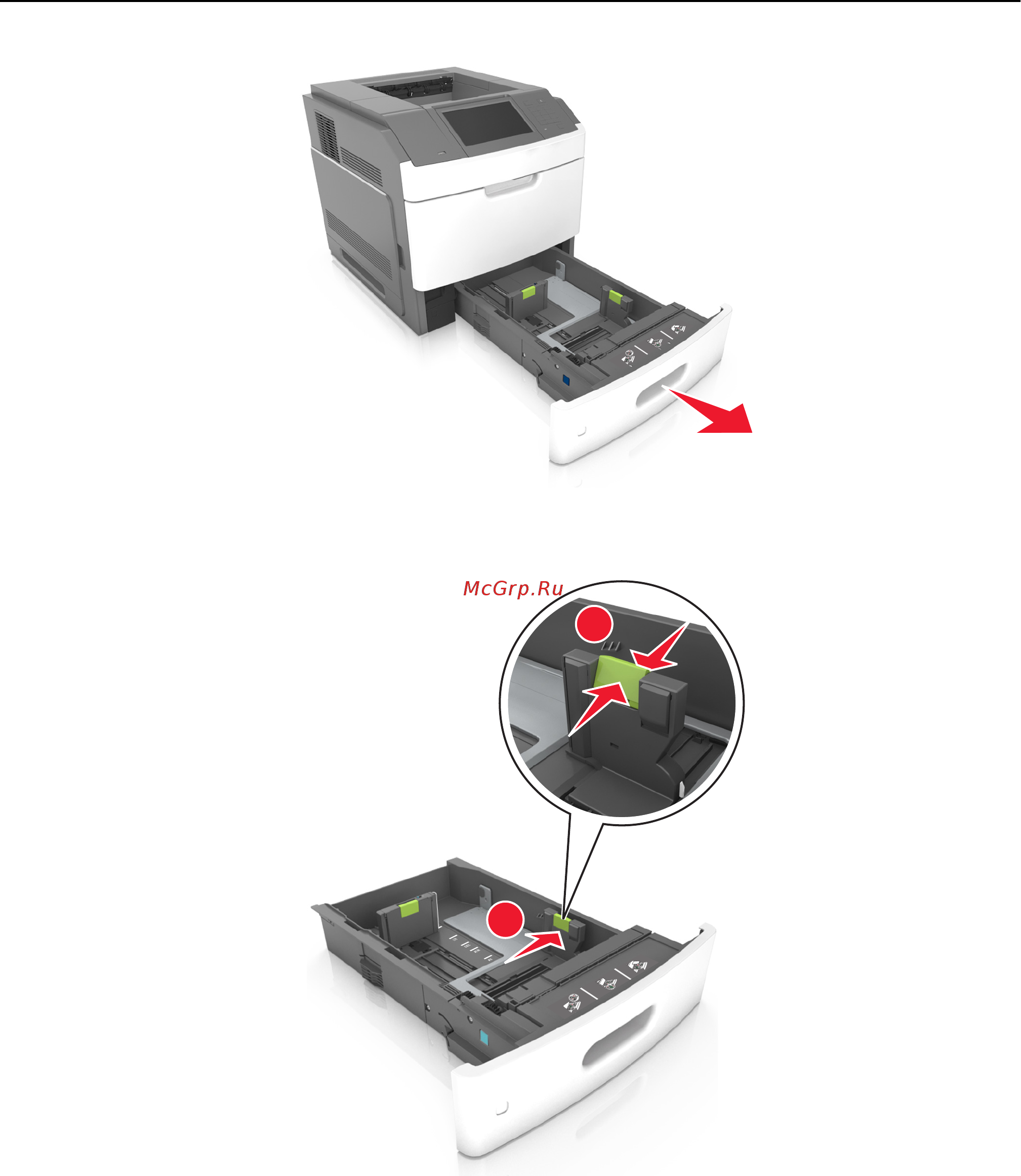 Lexmark MS810de Инструкция по эксплуатации онлайн [165/407] 57673