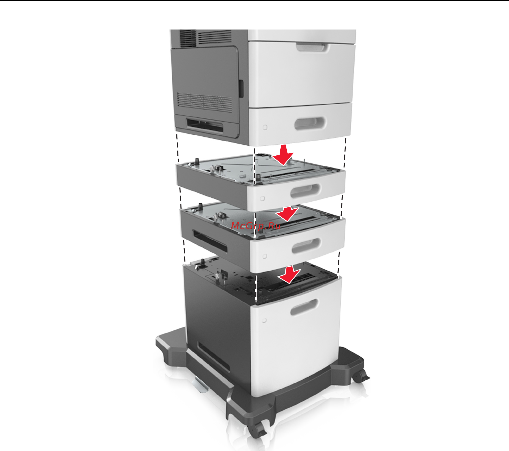 Lexmark MS810de Инструкция по эксплуатации онлайн [36/407] 57673