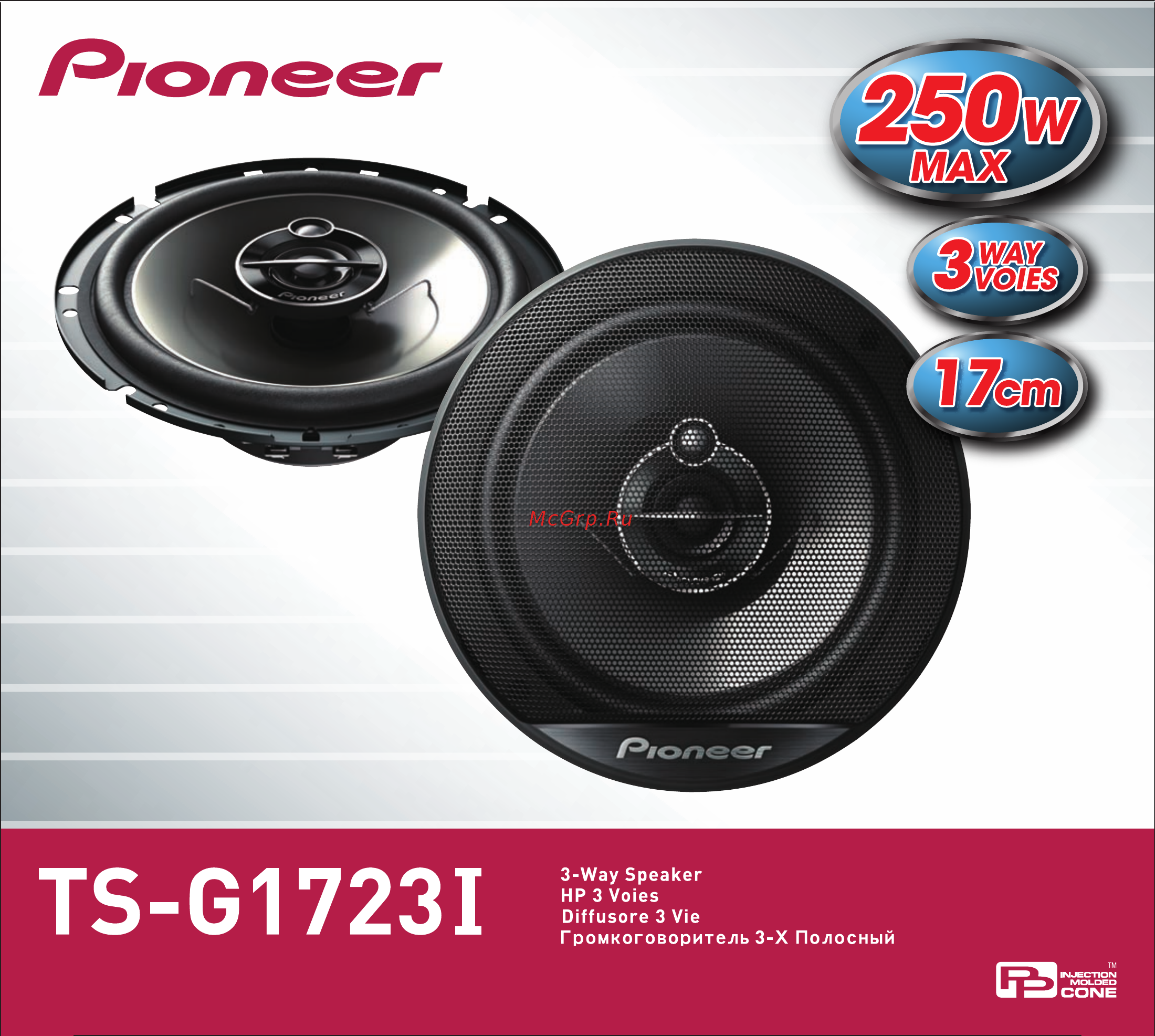 Pioneer TS-G1723I Инструкция по эксплуатации онлайн