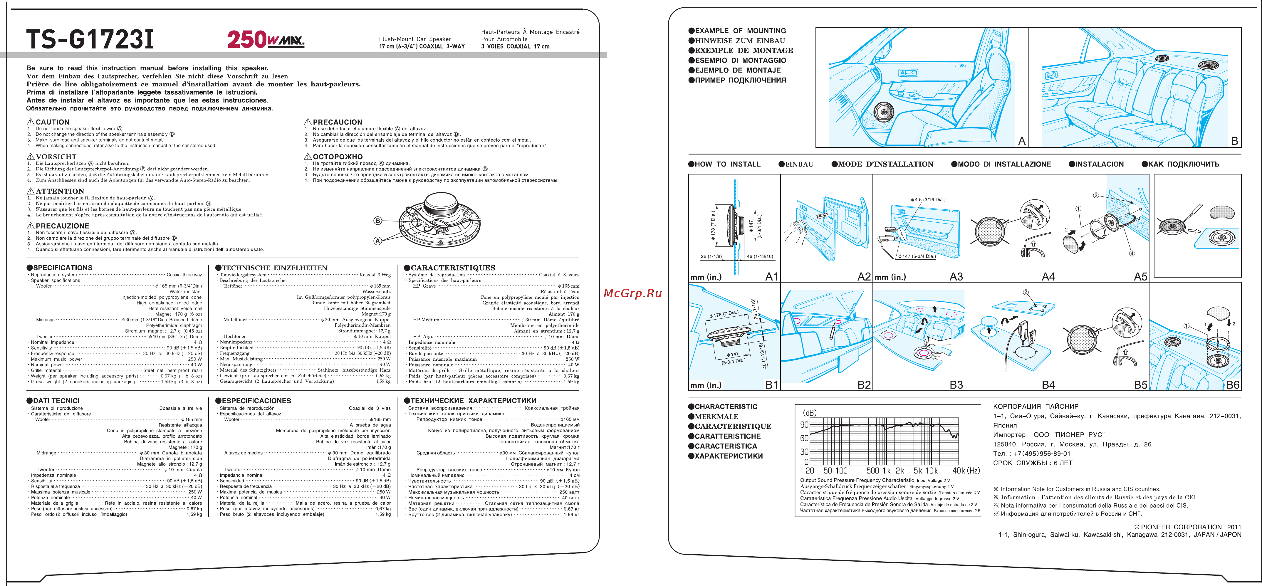 Pioneer TS-G1723I [2/3] Ts g1723i