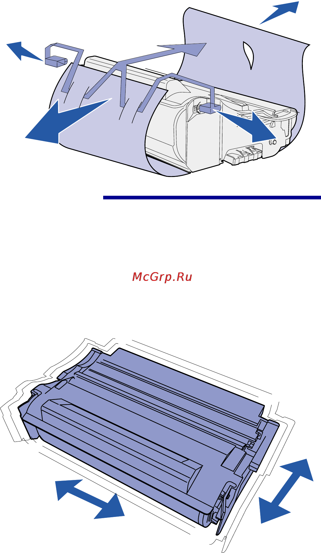 Lexmark T420 [12/38] Установка картриджа