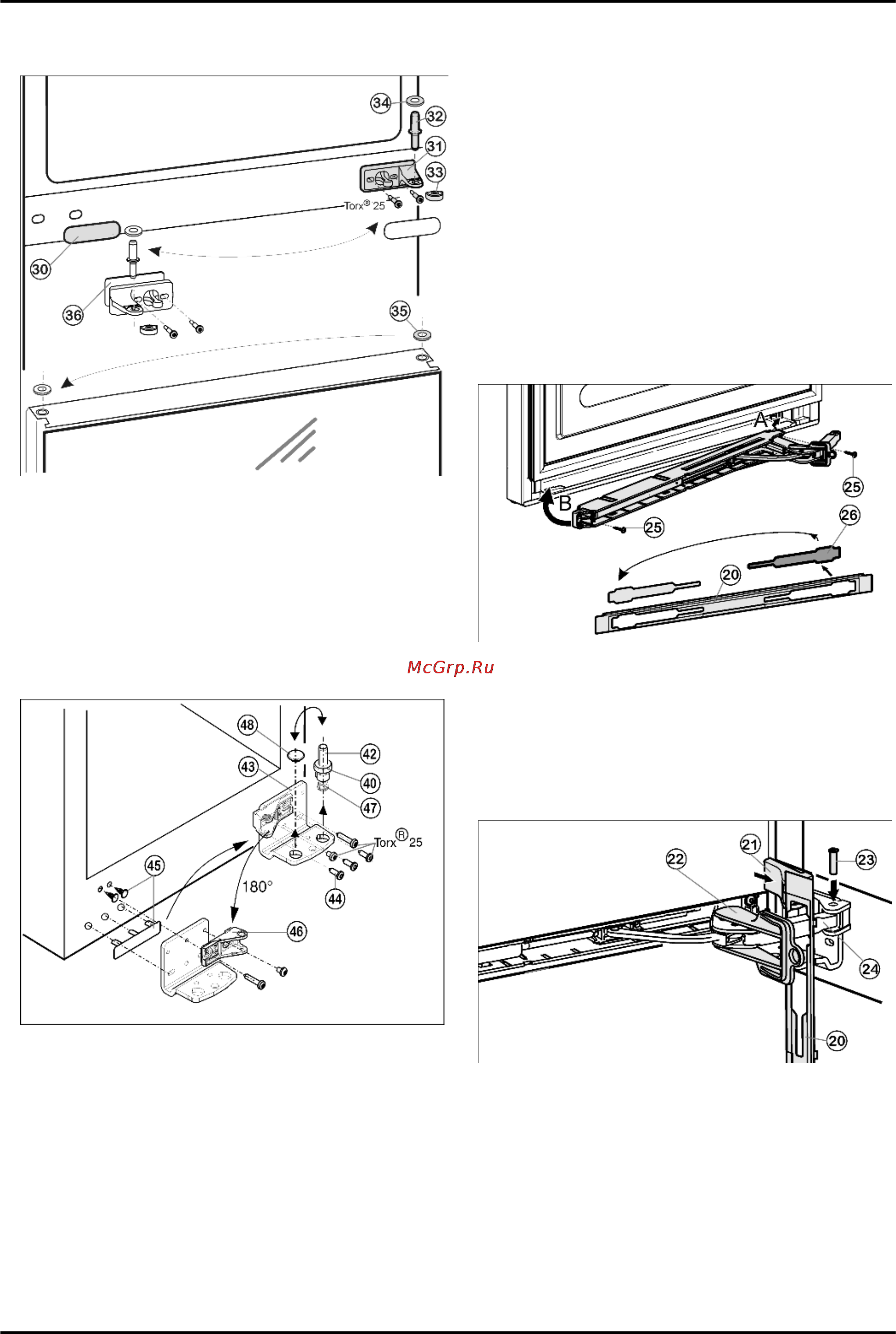 Liebherr CBNPgb 3956-20 [8/20] Монтаж нижней двери