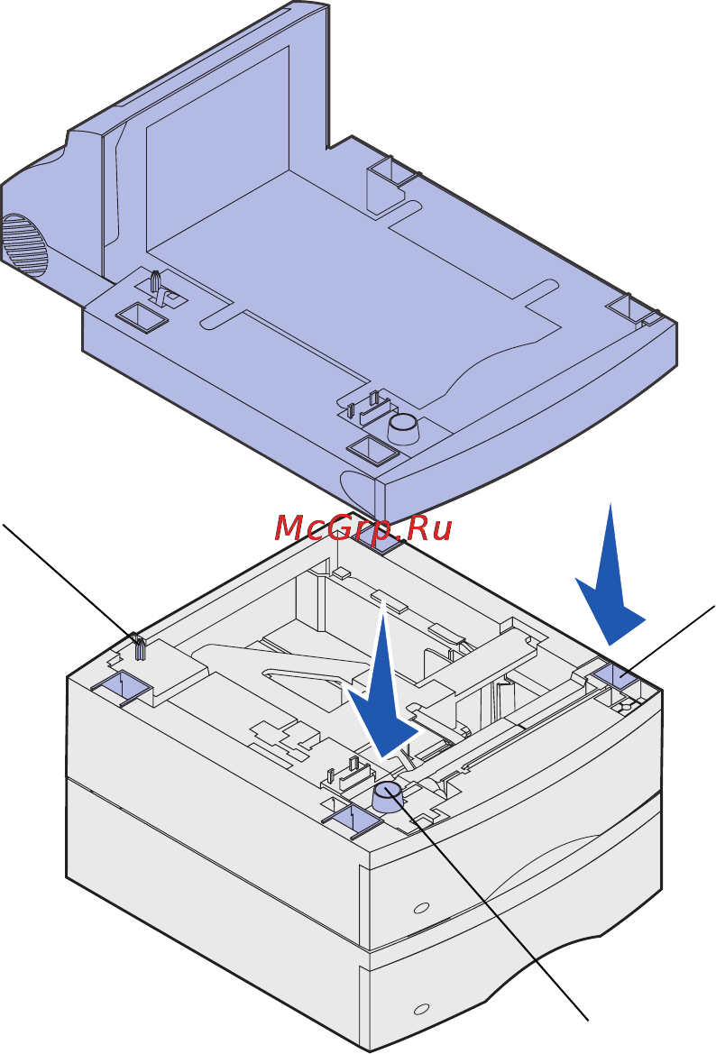 Lexmark T630n VE [20/75] Установка устройства двусторонней печати
