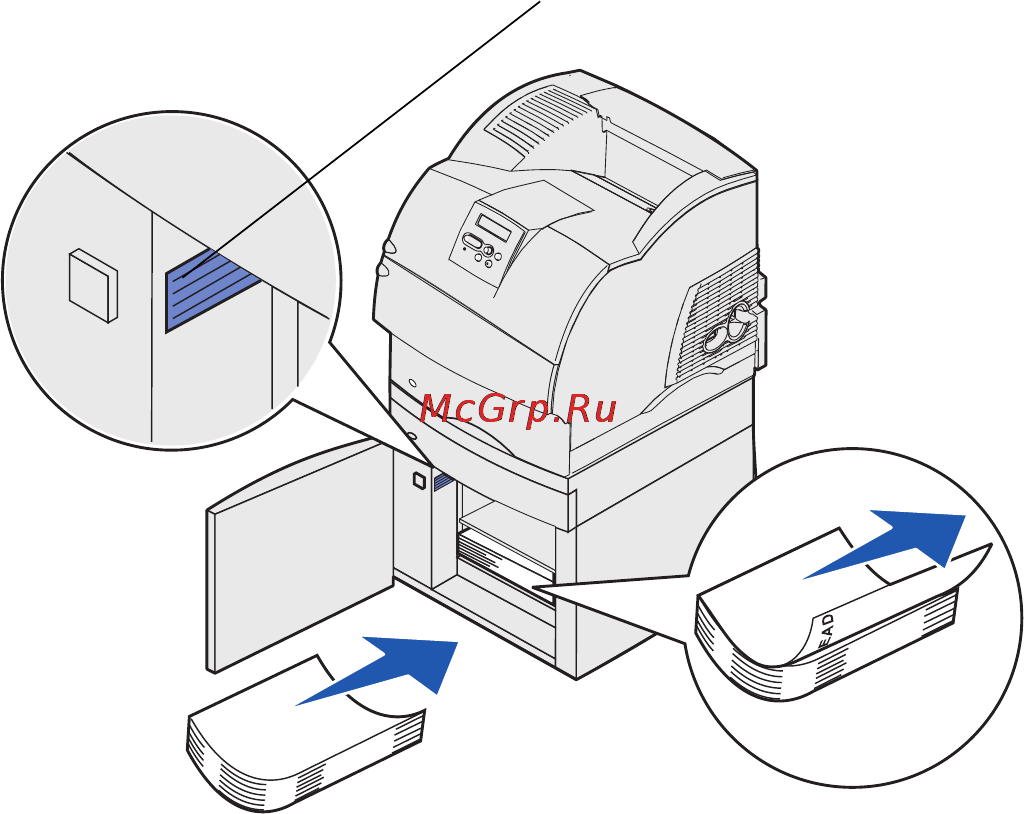 Lexmark T632 Инструкция по эксплуатации онлайн [48/75] 57724