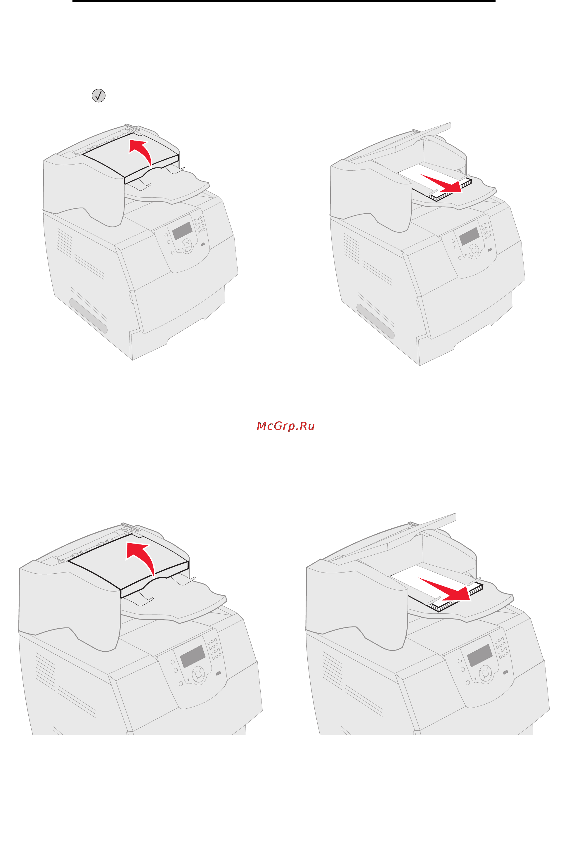 Lexmark T642 [101/135] Устранение замятия материала для печати