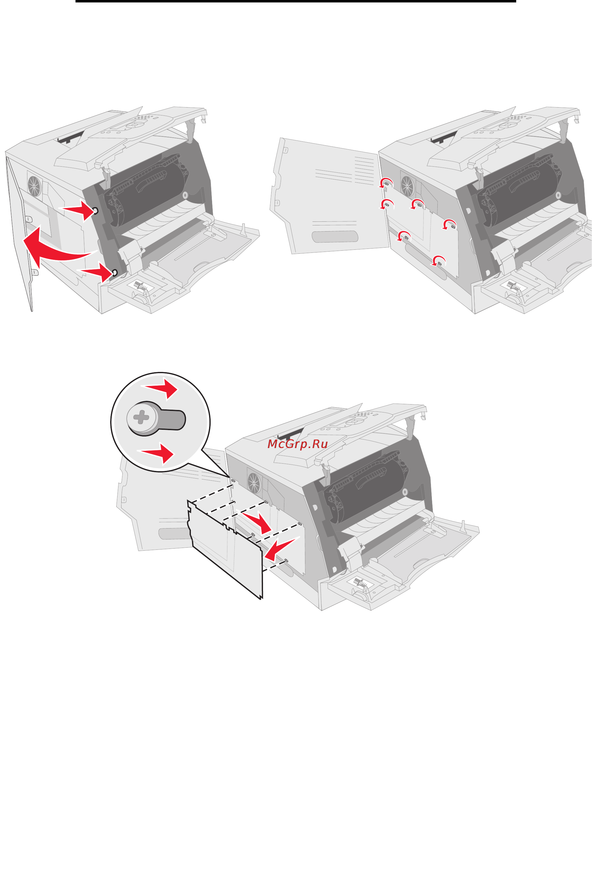 Lexmark T644 [31/135] Установка и удаление дополнительных устройств