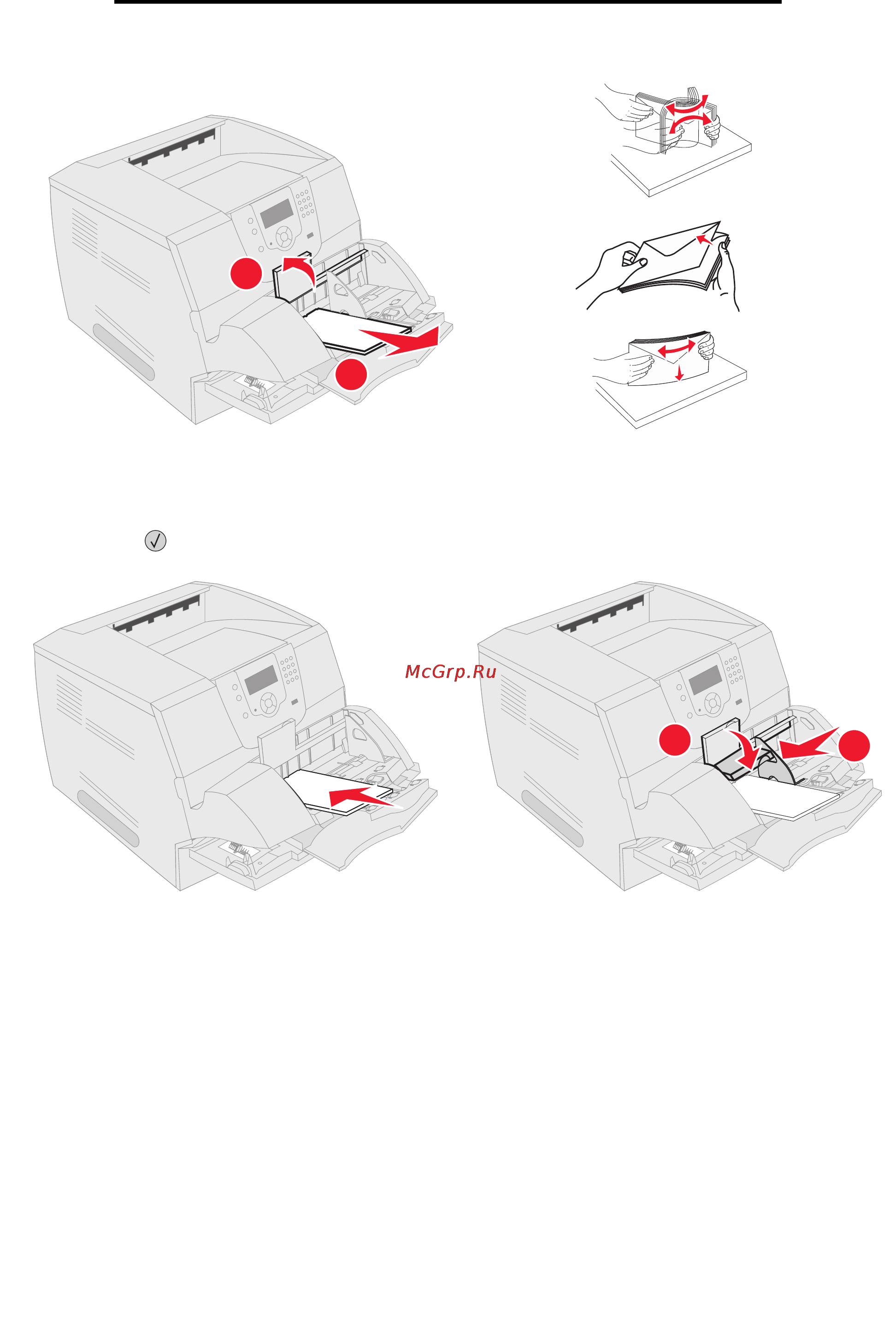 Lexmark T642 [92/135] Устранение замятия материала для печати