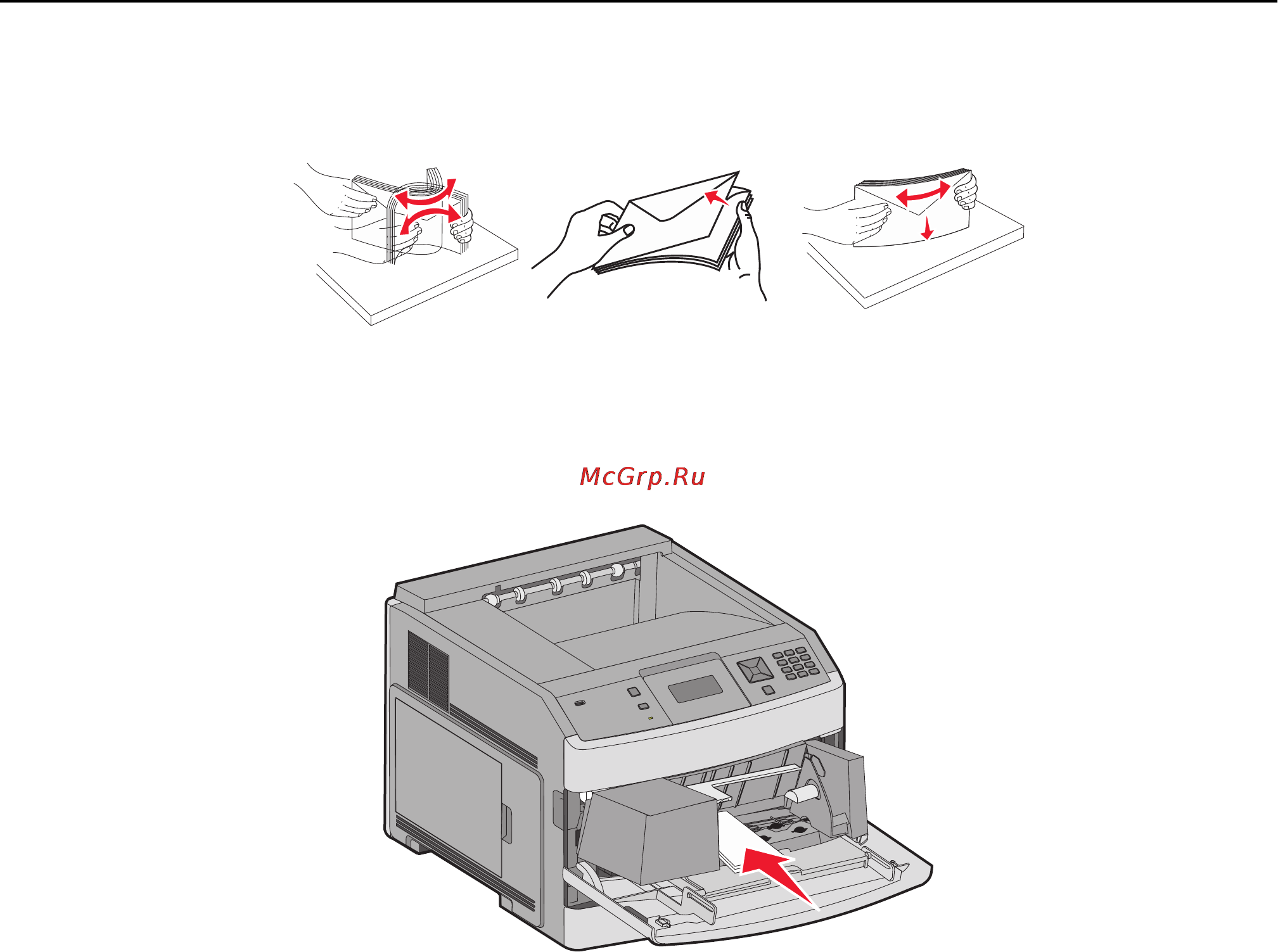 Lexmark T654 [67/236] Связывание лотков и исключение лотков из цепочки связи