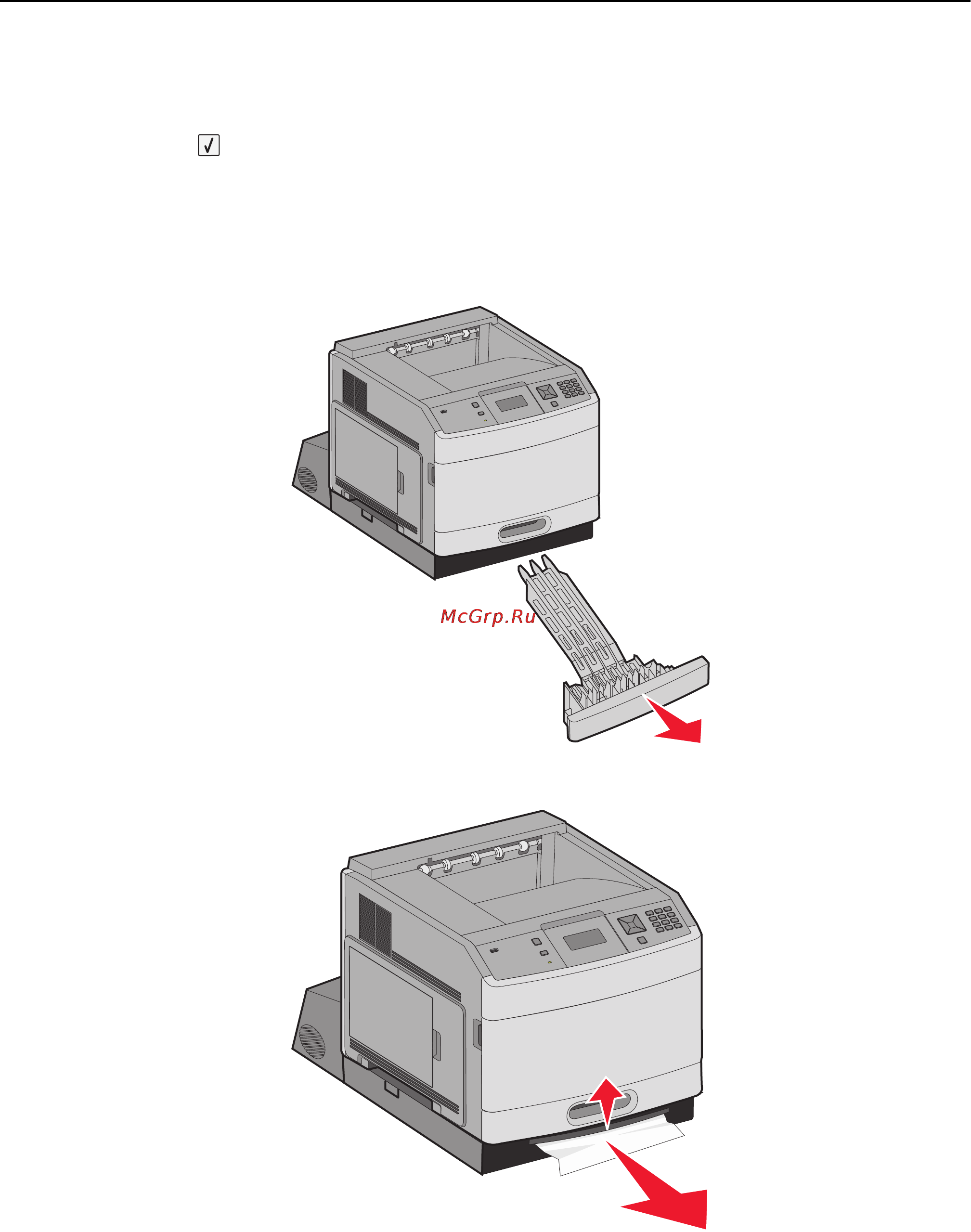 Lexmark T652 [95/236] Замятия бумаги спереди