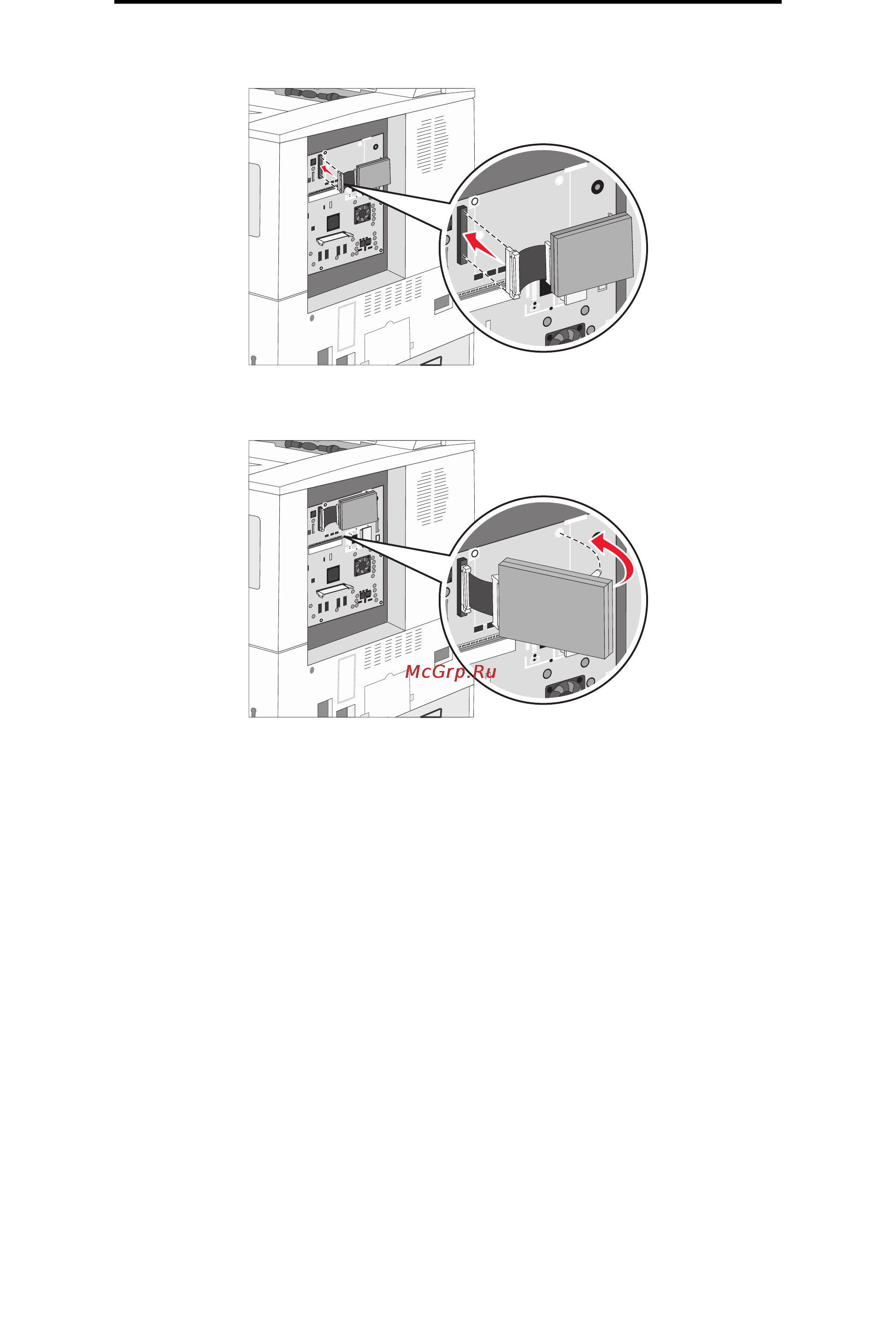 Lexmark W840 [33/123] Установка дополнительных устройств