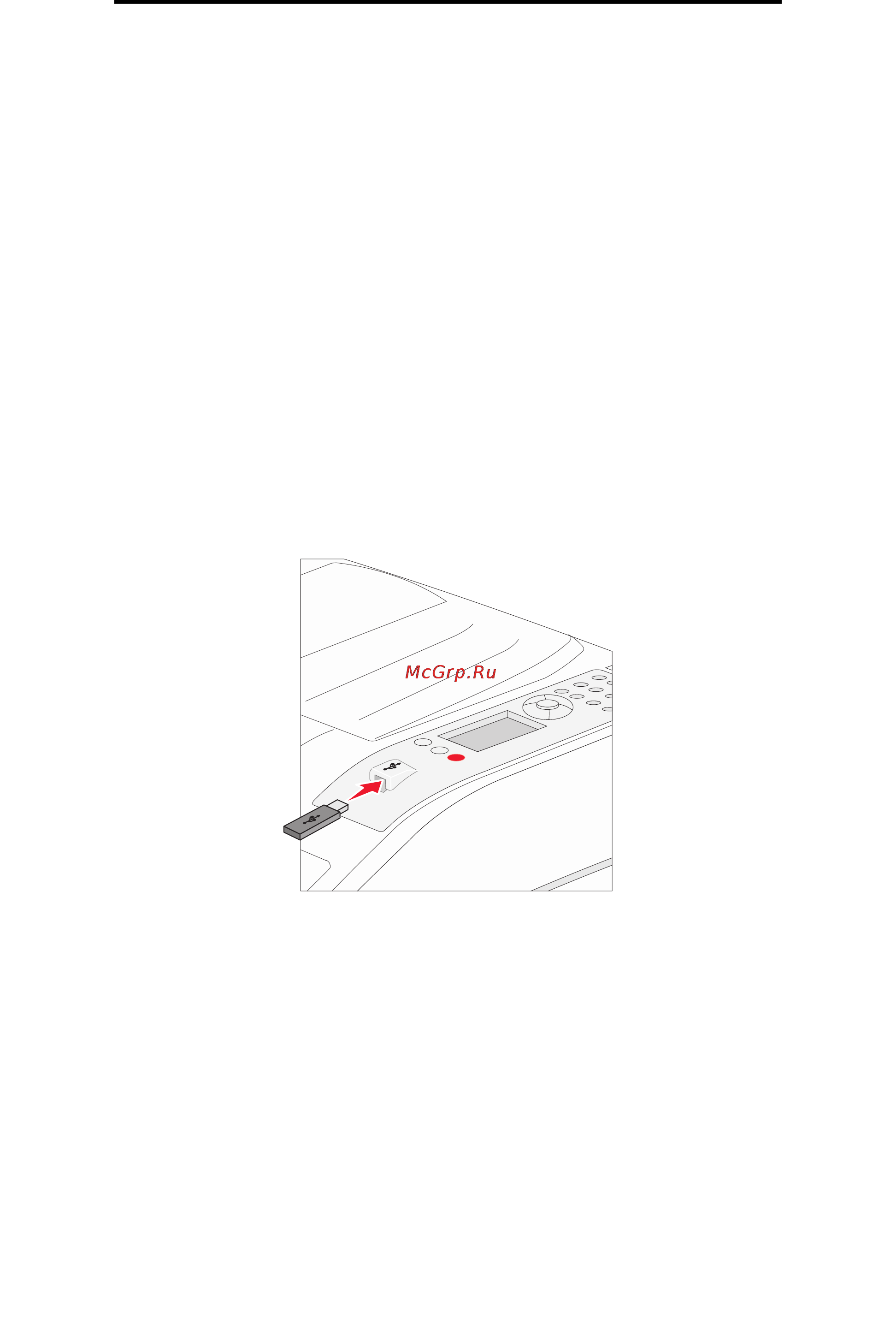 Lexmark W840 [64/123] Печать с флэш накопителя usb