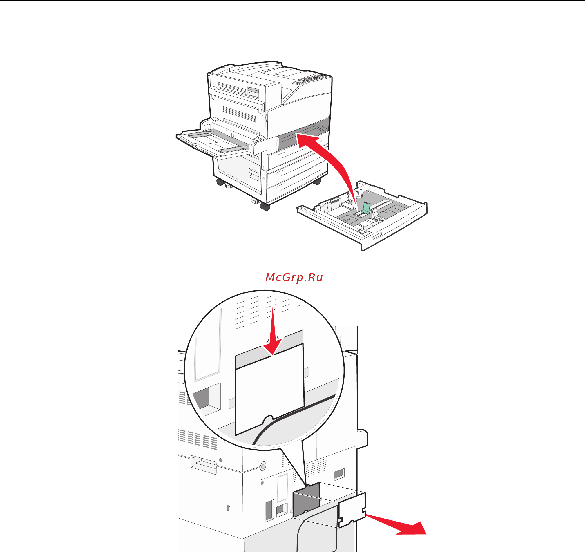 Lexmark W850 Инструкция по эксплуатации онлайн [142/232] 57765