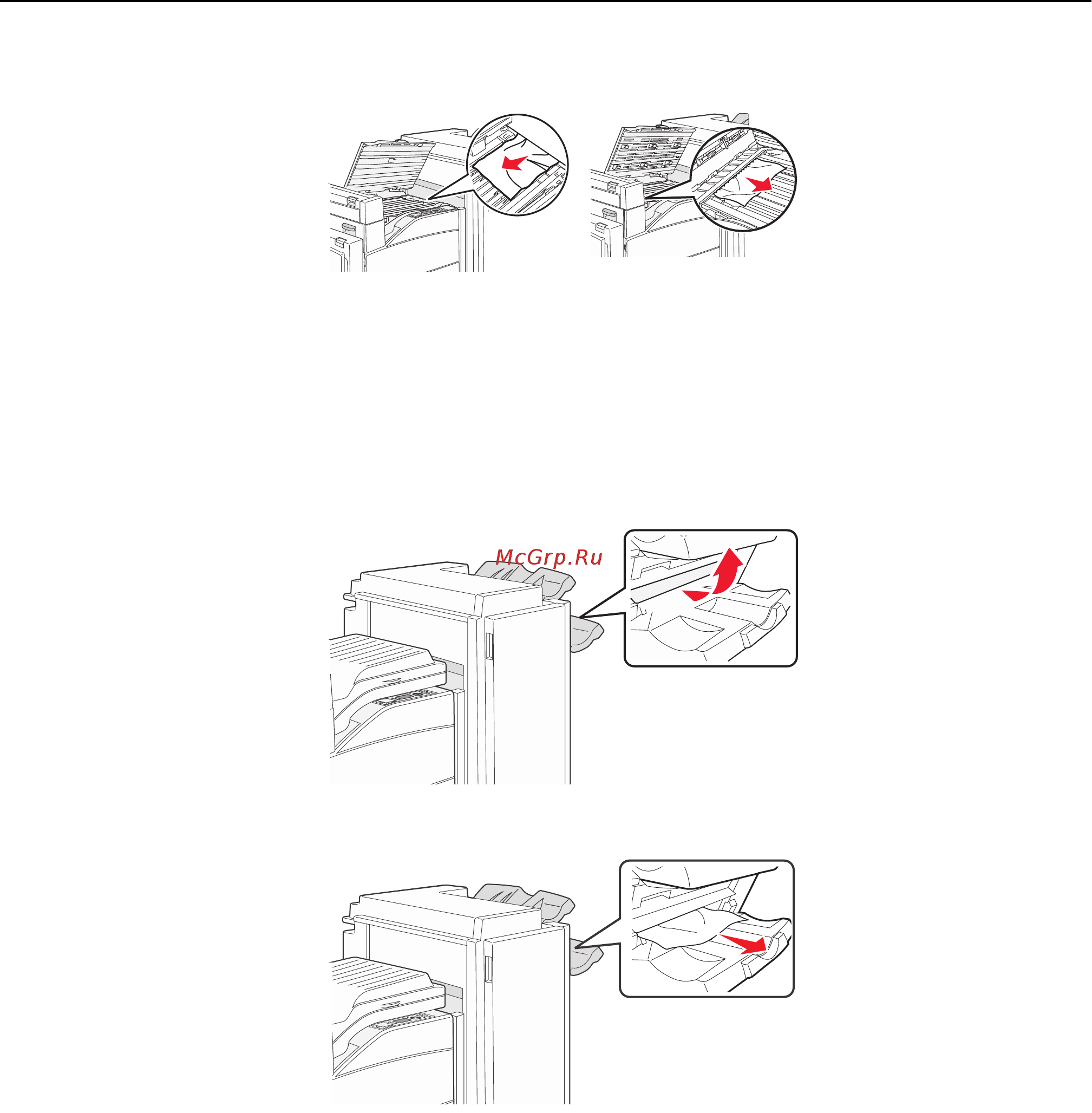 Lexmark W850 [185/232] Застряла бумага