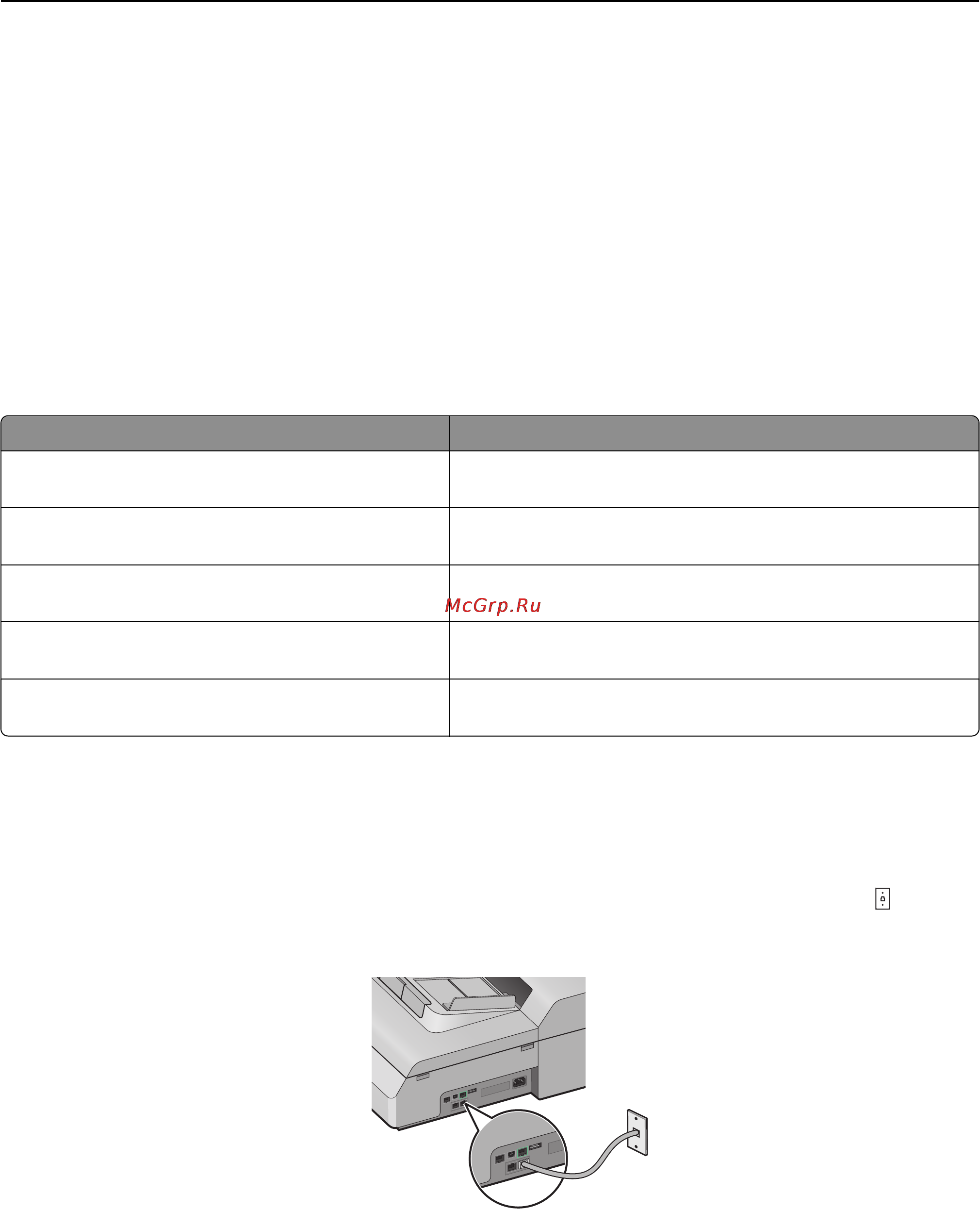 Lexmark 6500e MFP Option [133/365] Выбор типа подключения факса