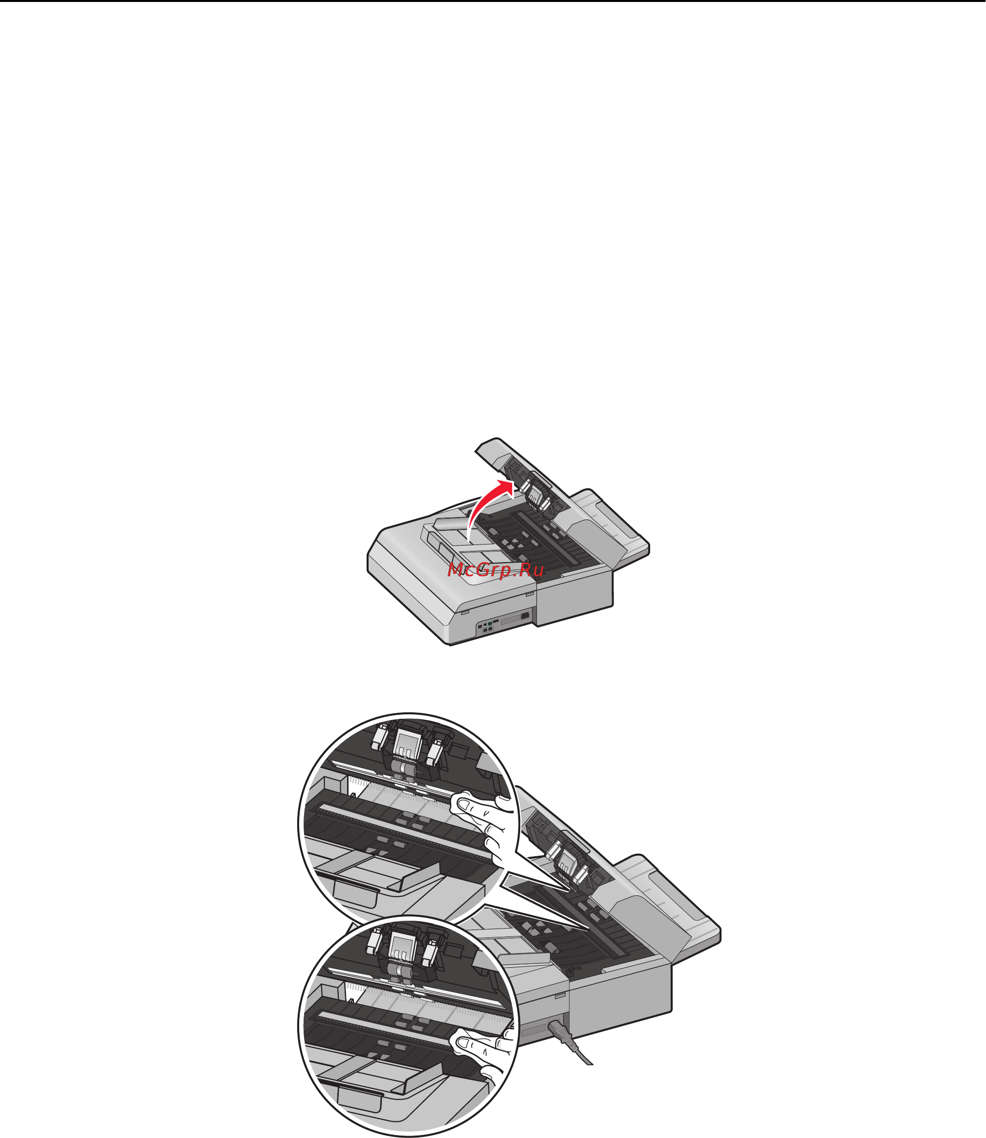 Lexmark 6500e MFP Option [256/365] Очистка стекла уадп