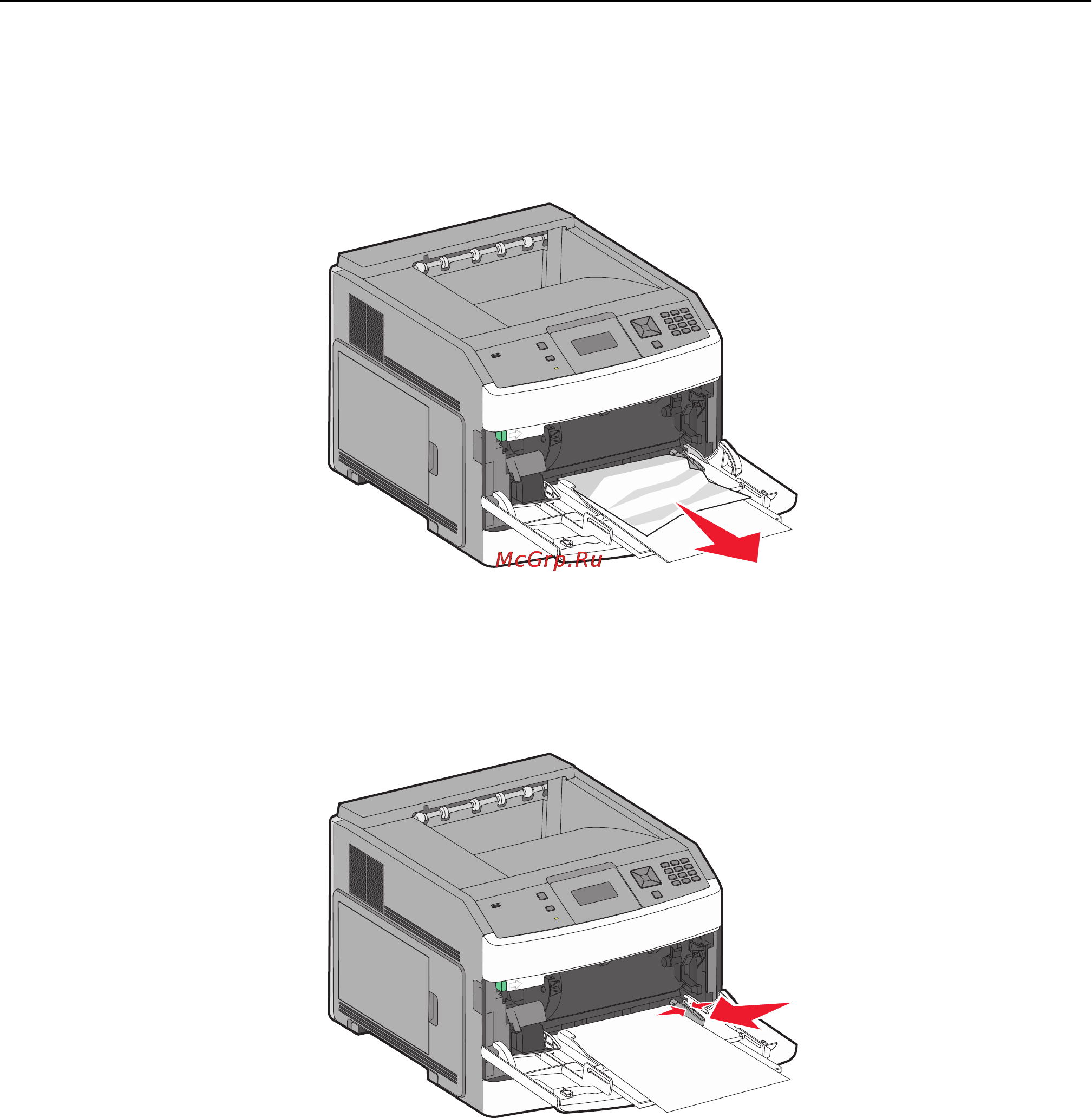 Lexmark 6500e MFP Option [282/365] Замятие бумаги