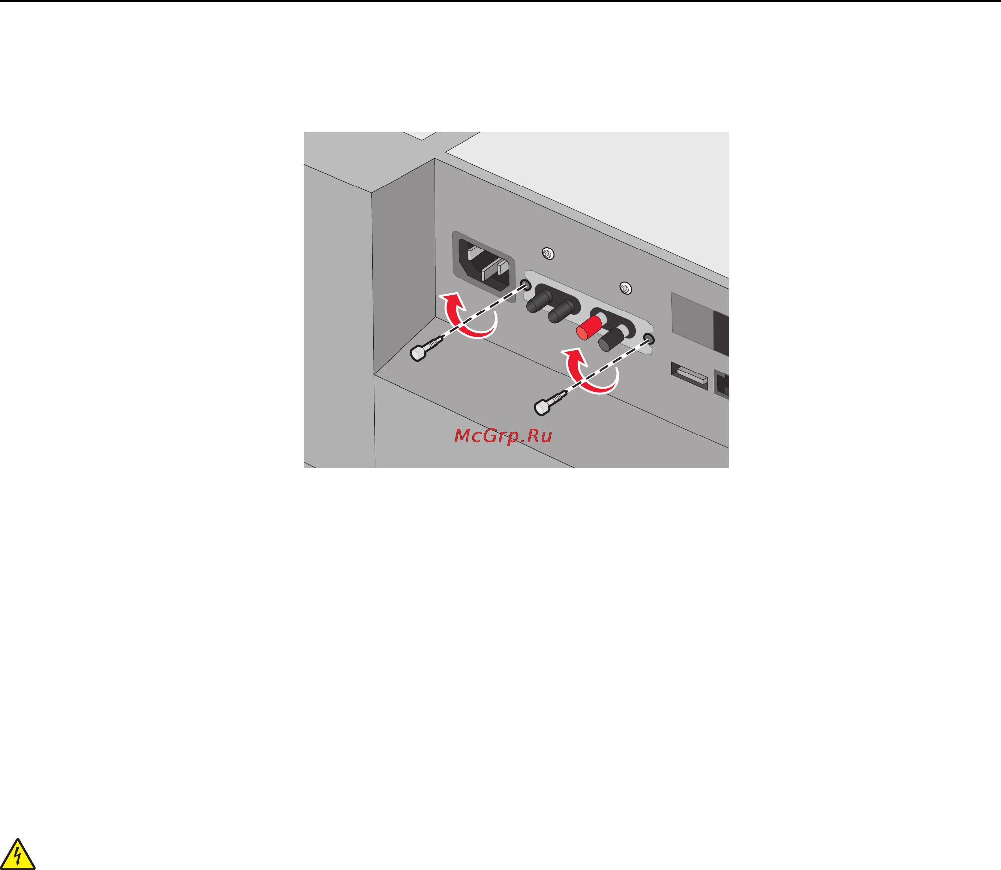 Lexmark 6500e MFP Option [41/365] Установка модуля флэш памяти или платы с микропрограммным обеспечением
