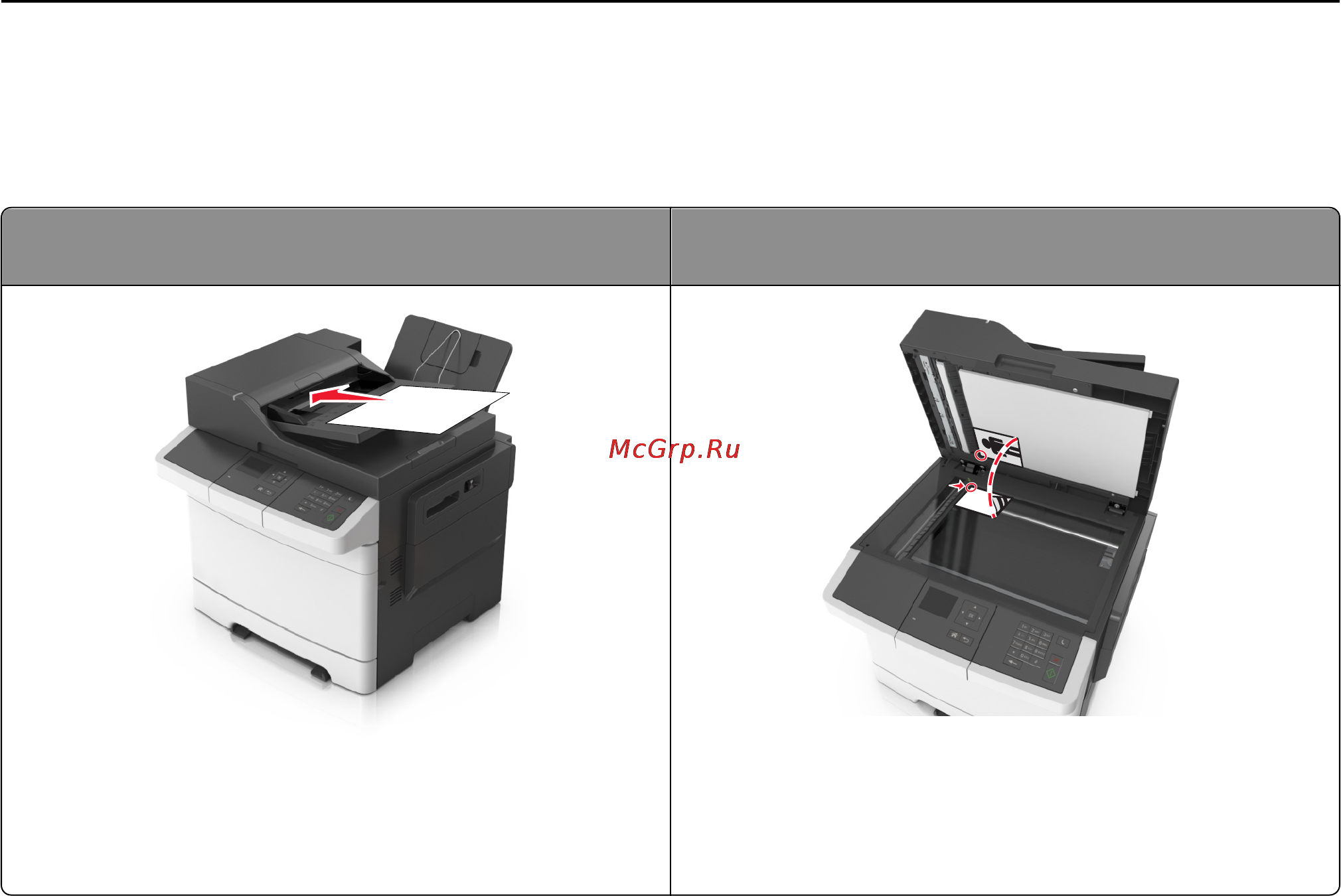 Lexmark CX310 [12/281] Общие сведения о уапд и стекле экспонирования сканера