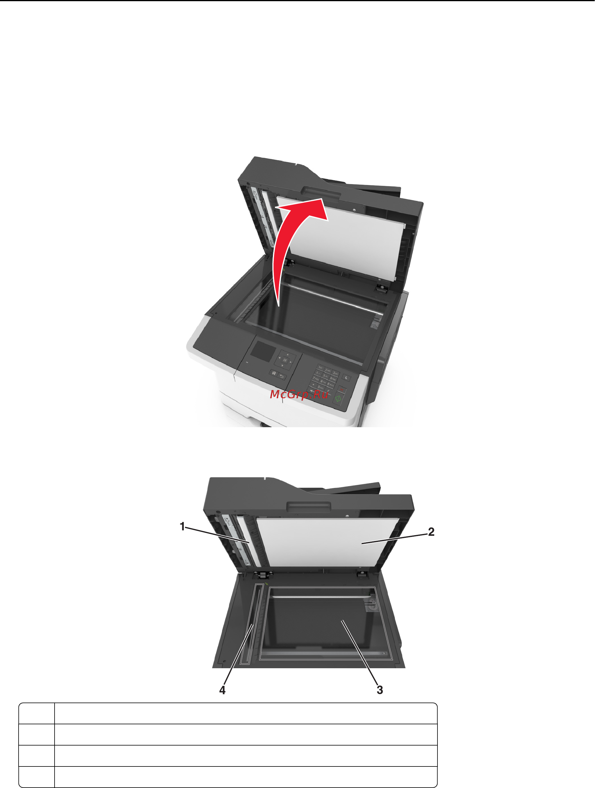 Lexmark CX310 [149/281] Чистка стекла экспонирования сканера