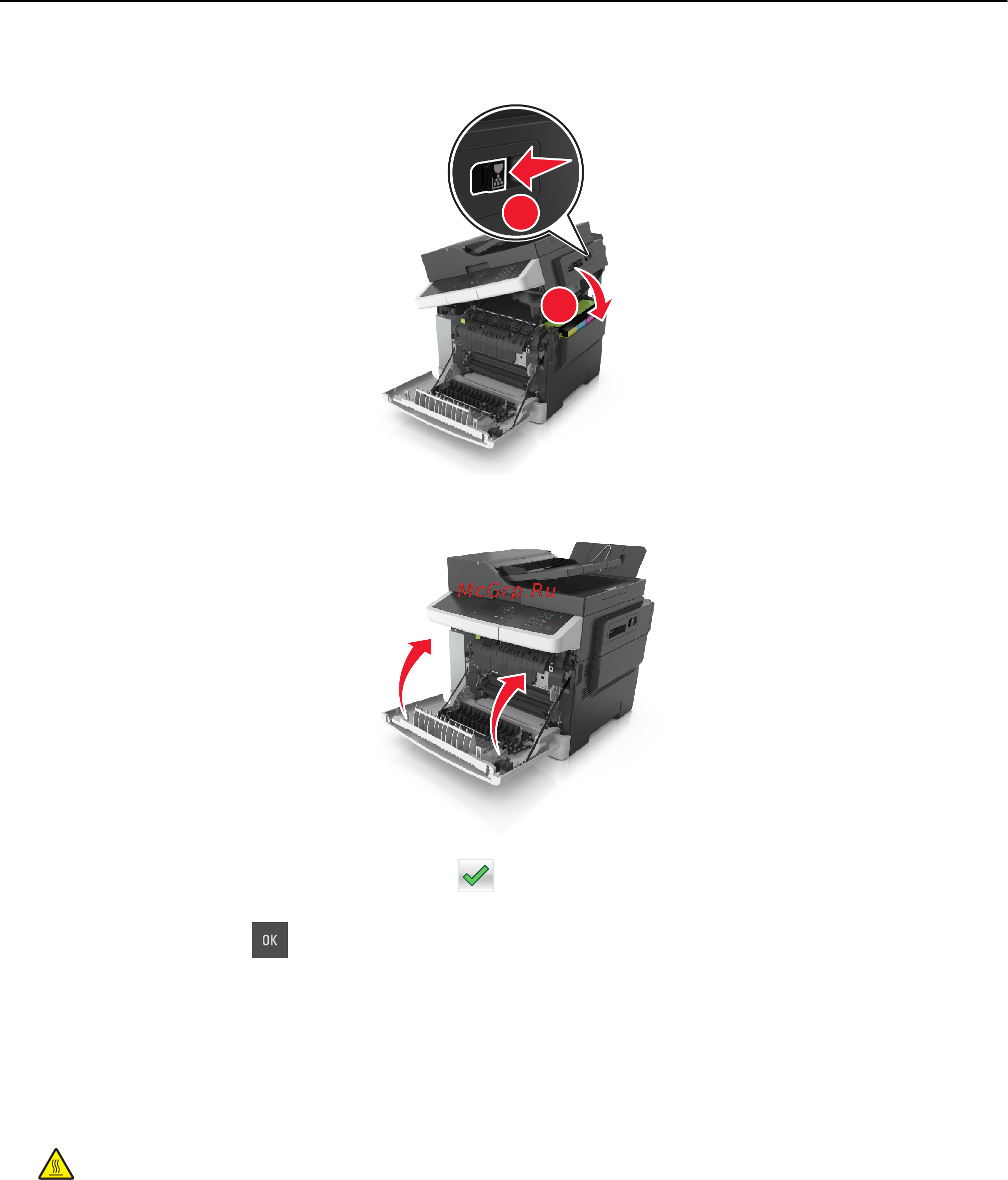 Lexmark CX310 [188/281] Замятие страницы x откройте переднюю дверцу 20y xx