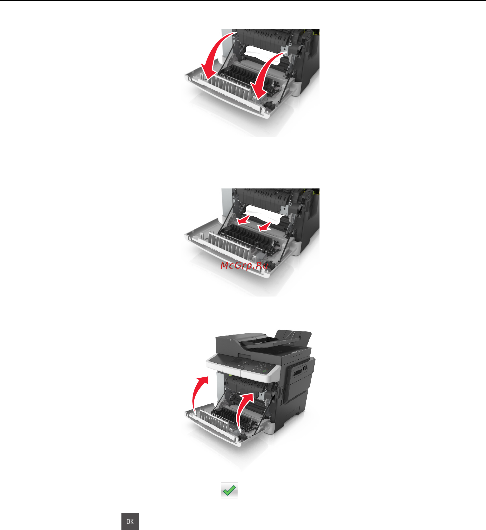 Lexmark CX310 [189/281] Замятие на странице x откройте переднюю дверцу для очистки устройства двусторонней печати 23y xx