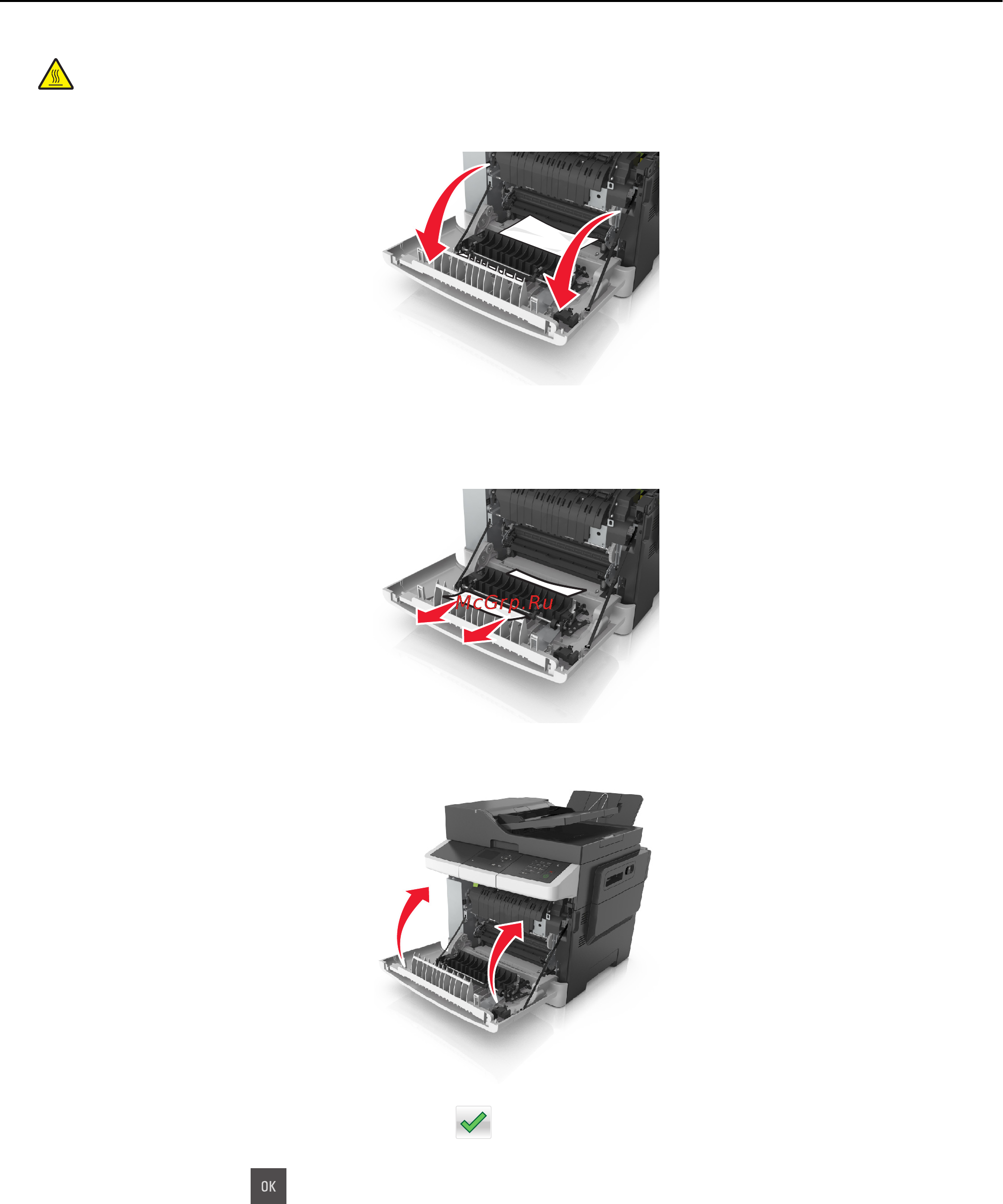 Lexmark CX310 [190/281] Замятие страницы x откройте лоток x 24y xx