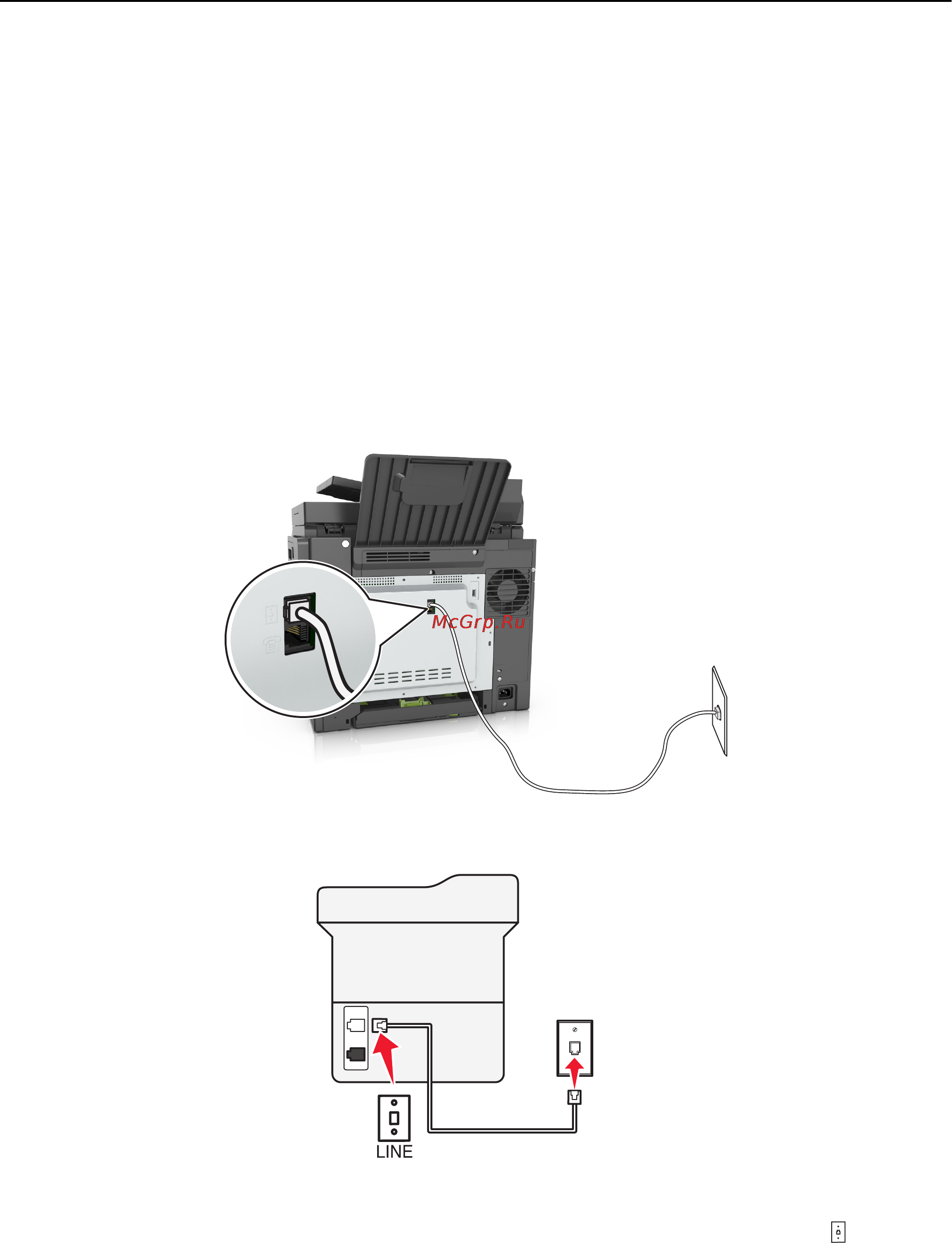 Lexmark CX410de [105/381] Сценарий 1 стандартная телефонная линия