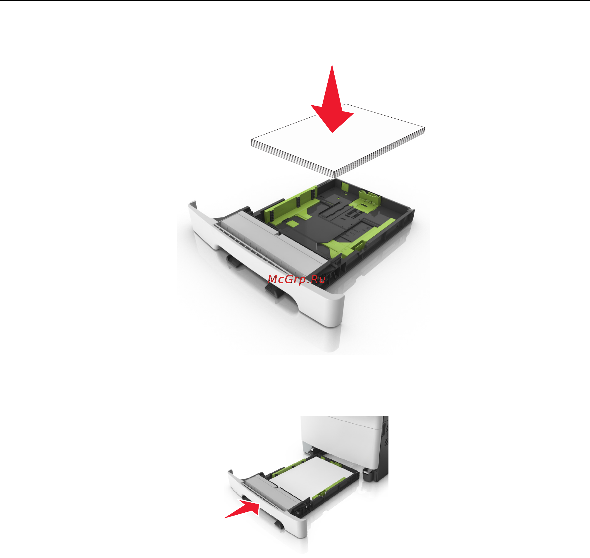 Lexmark CX410de [50/381] Загрузка в устройство ручной подачи