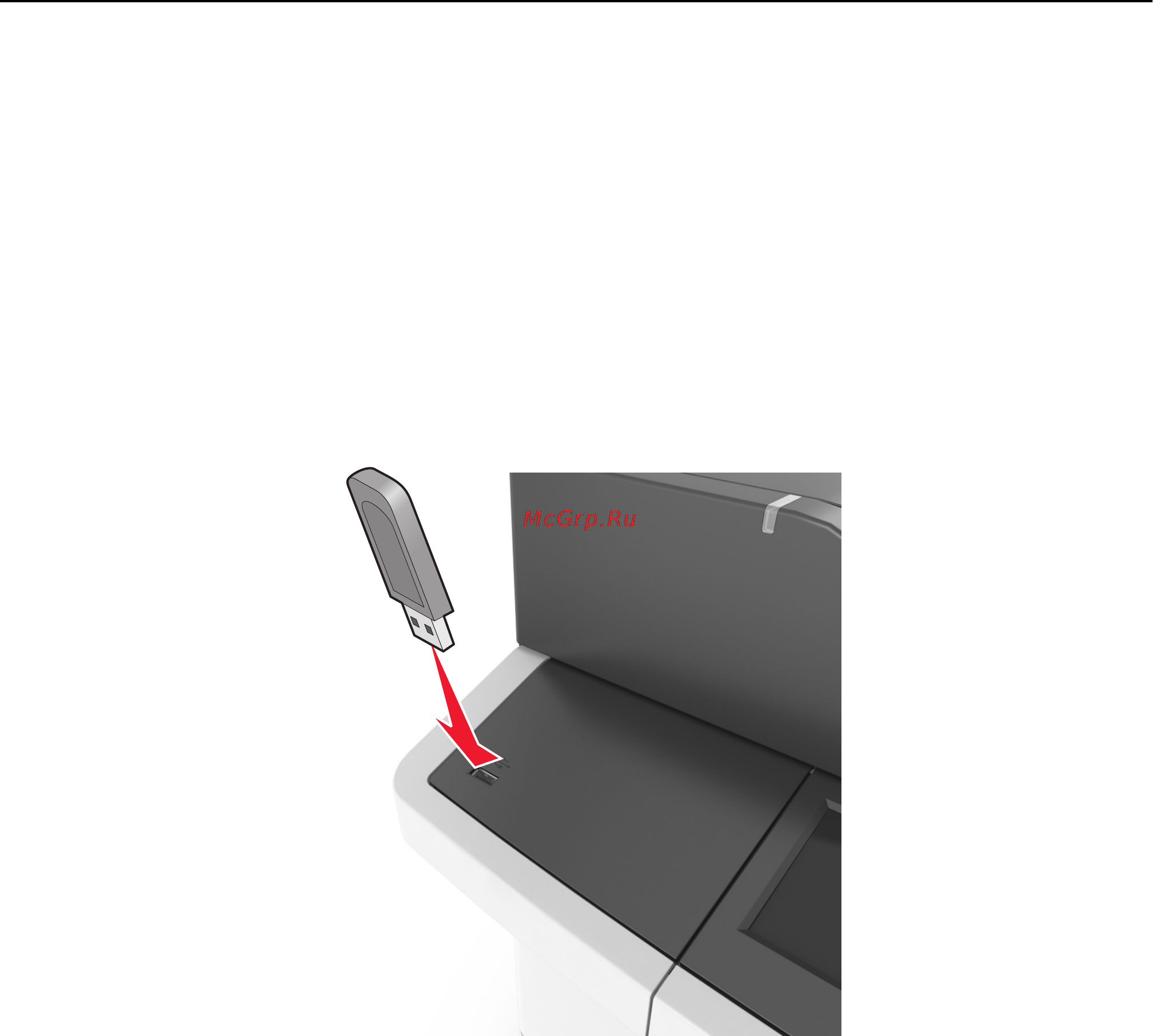 Lexmark CX410de [73/381] Печать с флэш диска или мобильного устройства