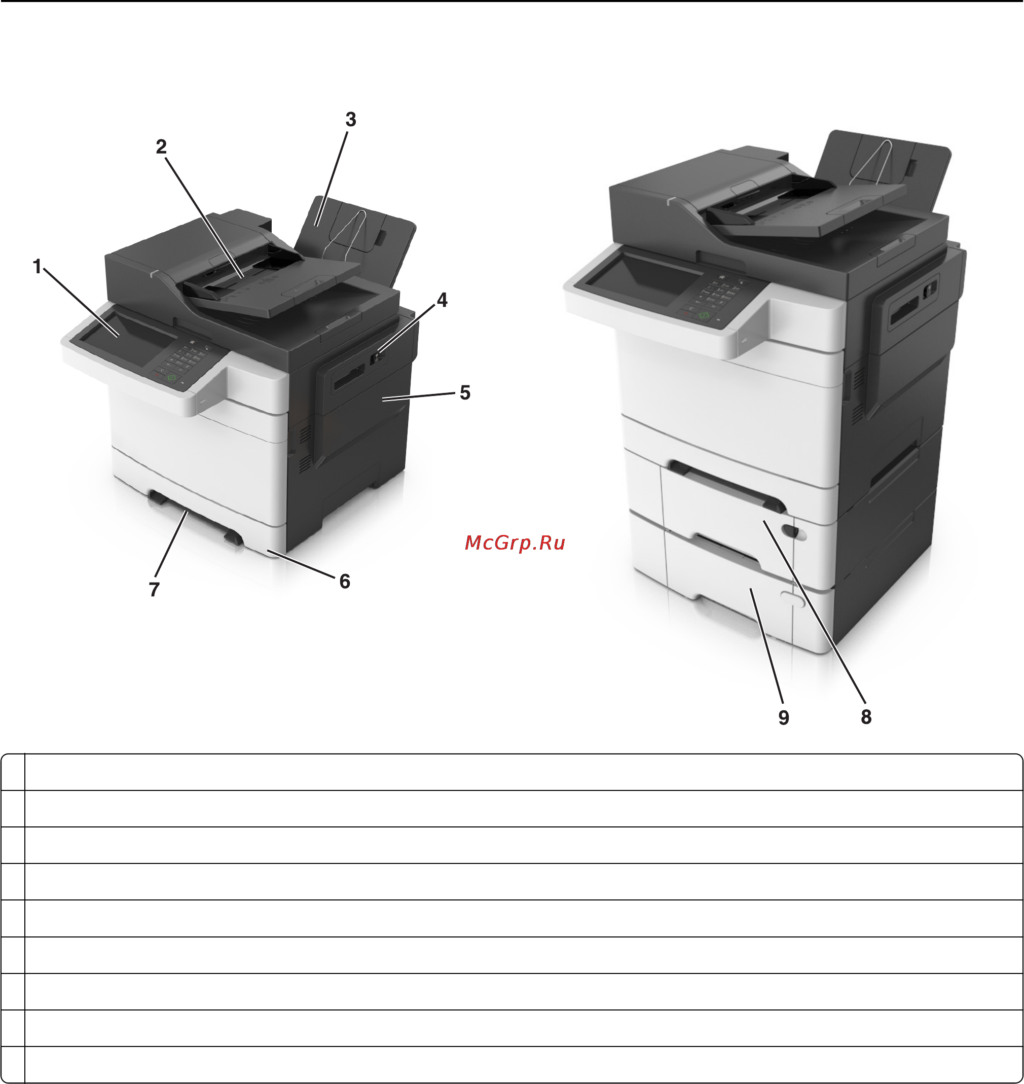 Lexmark CX510 [12/387] Основные функции сканера