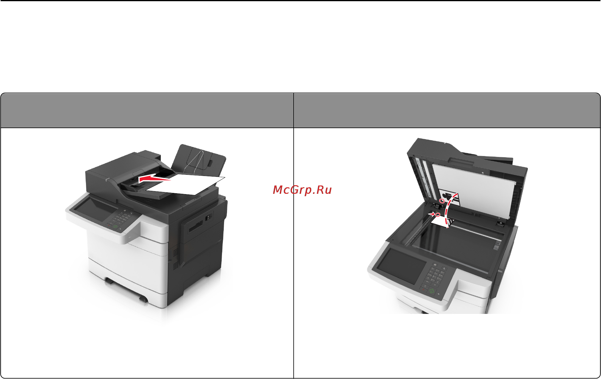 Lexmark CX510 [13/387] Общие сведения о уапд и стекле экспонирования сканера