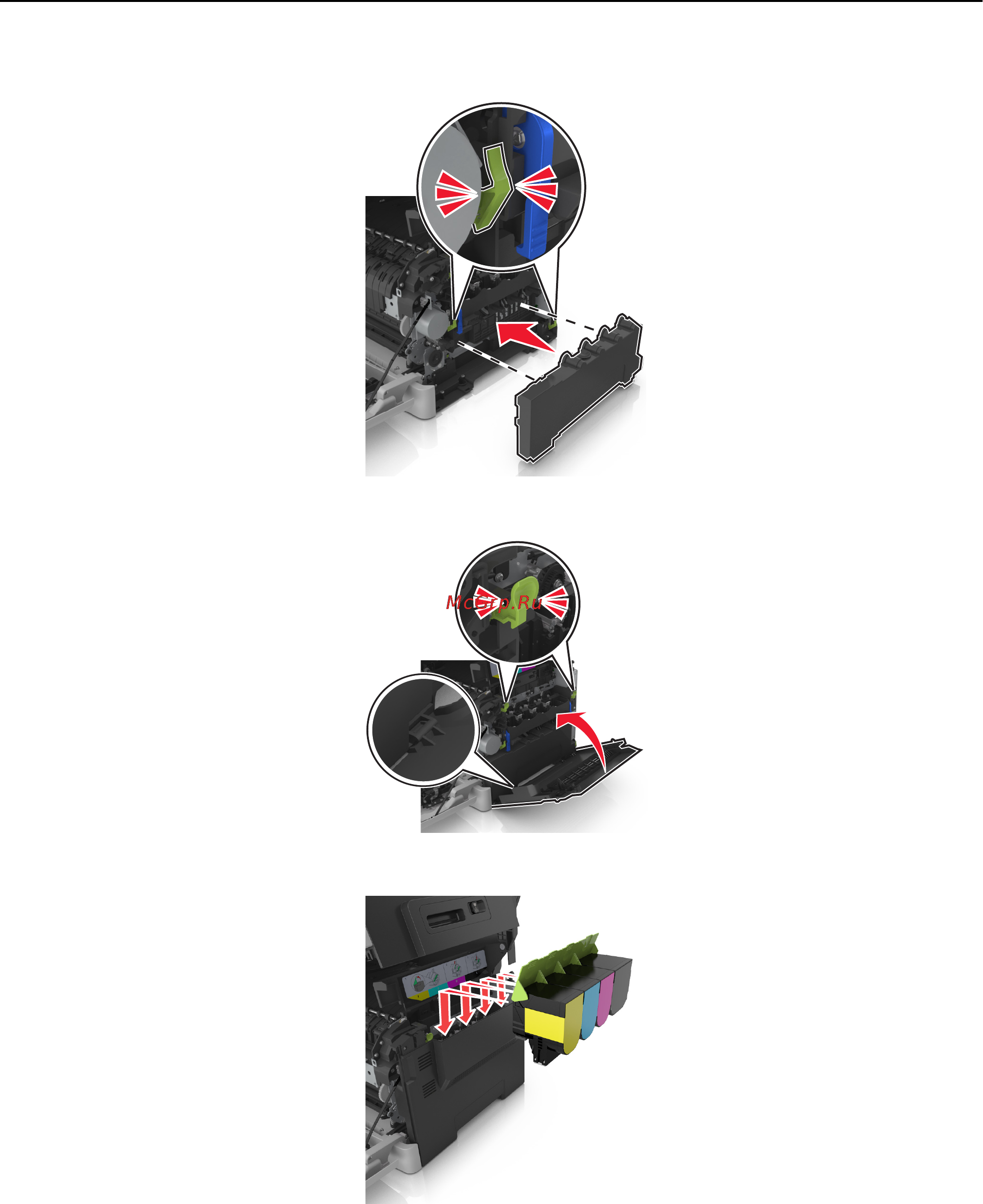 Lexmark CX510 Инструкция по эксплуатации онлайн [254/387] 57790