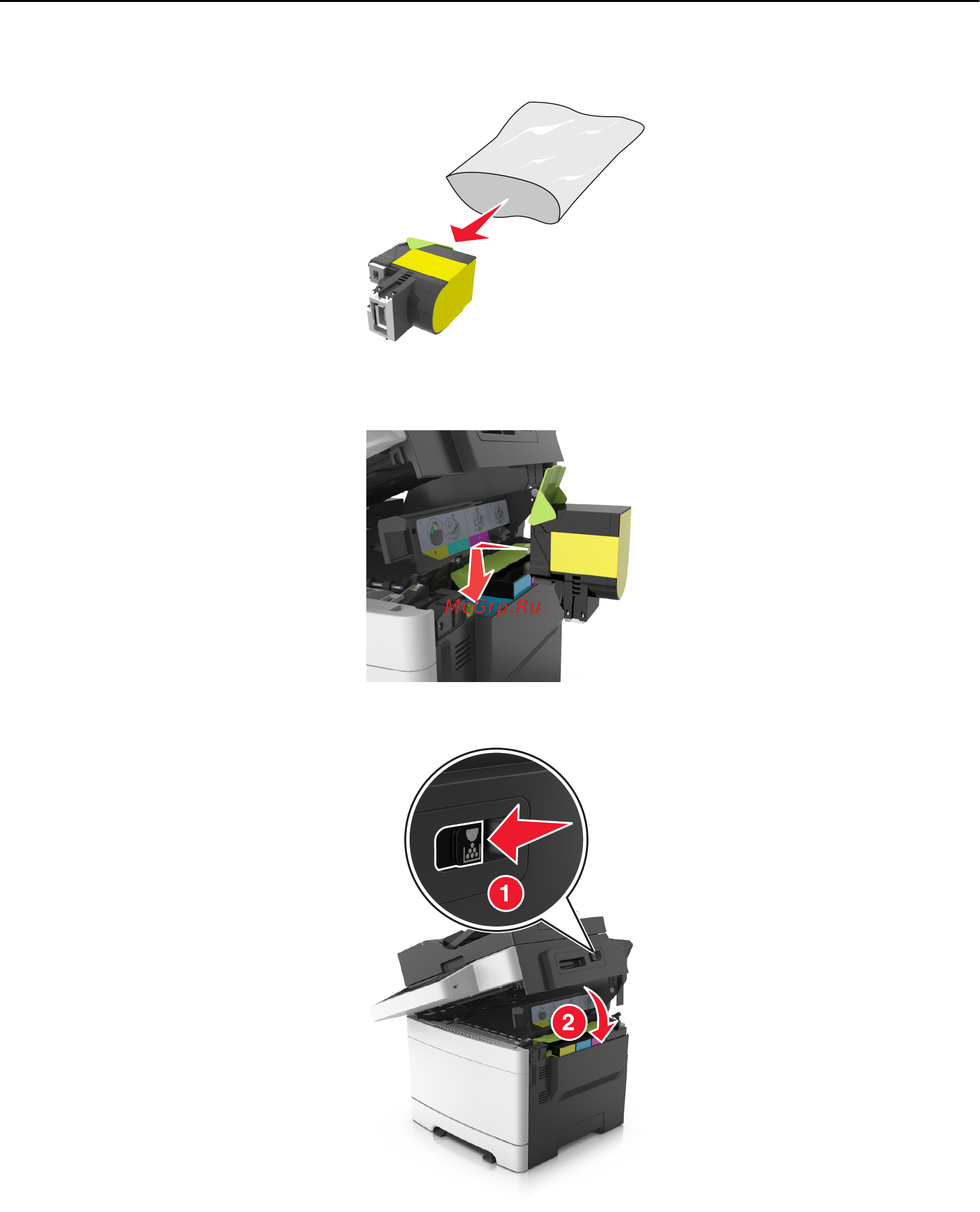 Lexmark CX510 Инструкция по эксплуатации онлайн [257/387] 57790