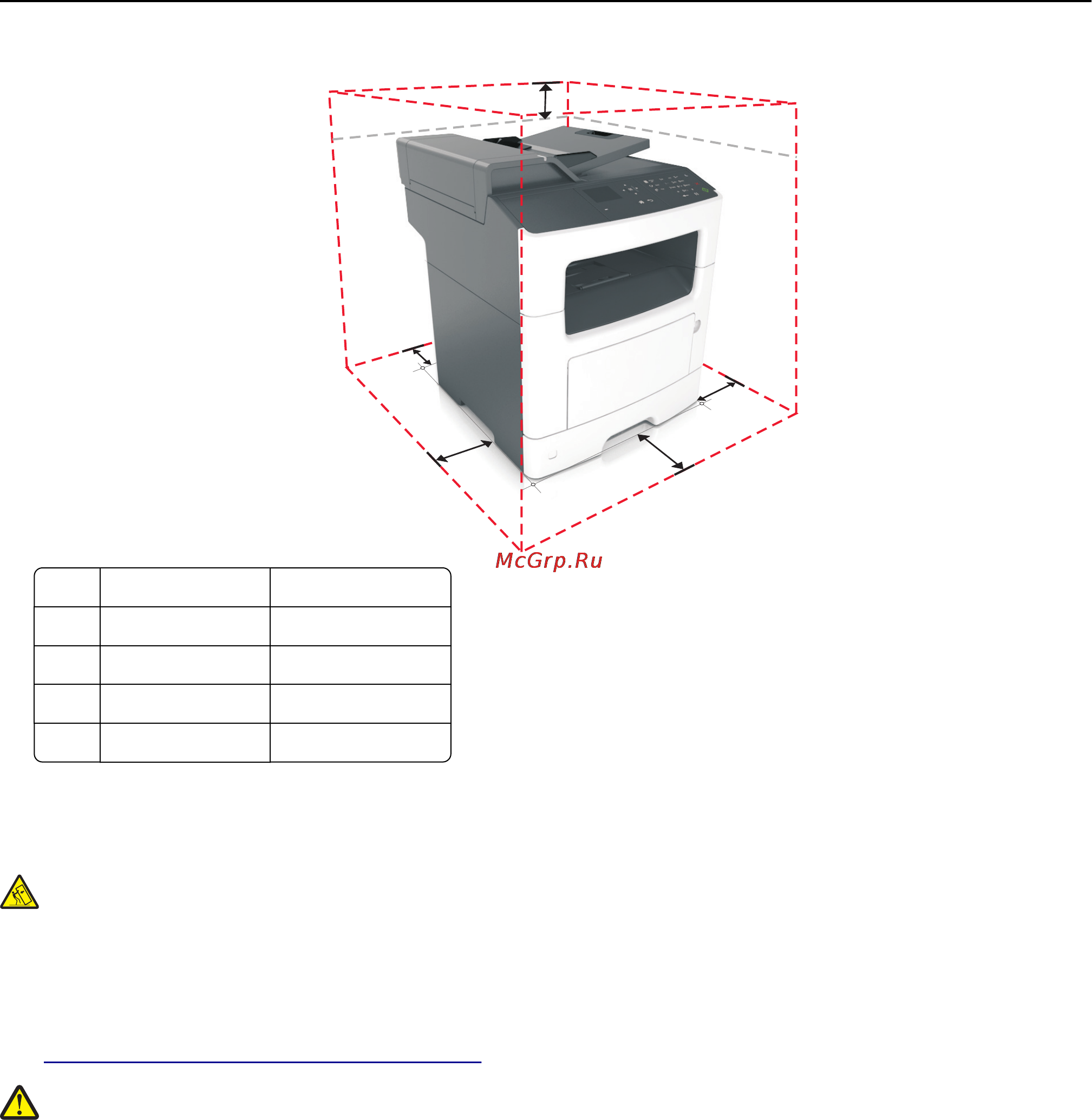 Lexmark MX310 [10/291] Конфигурации принтера