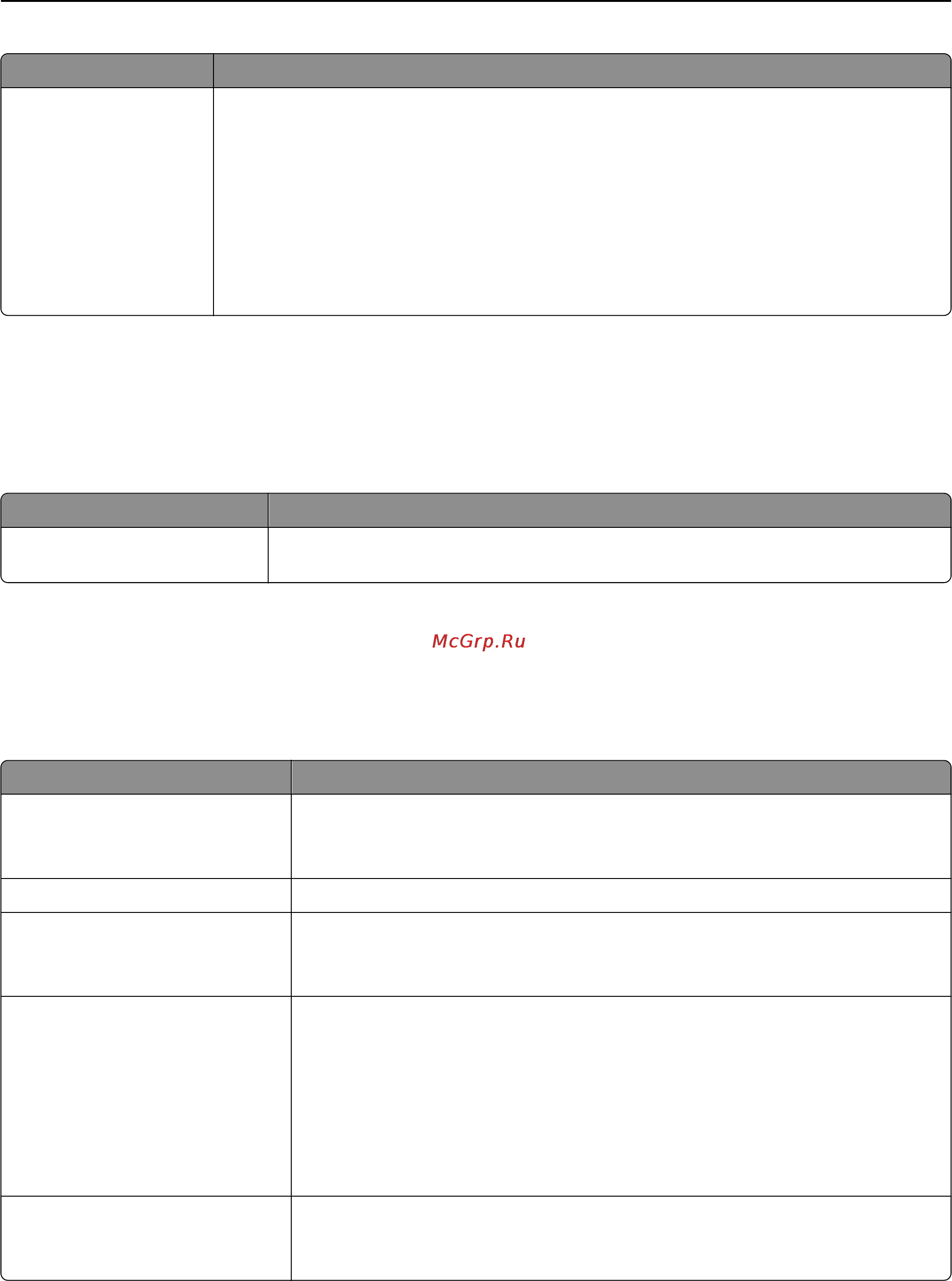 Lexmark MX310 [121/291] Меню отчеты