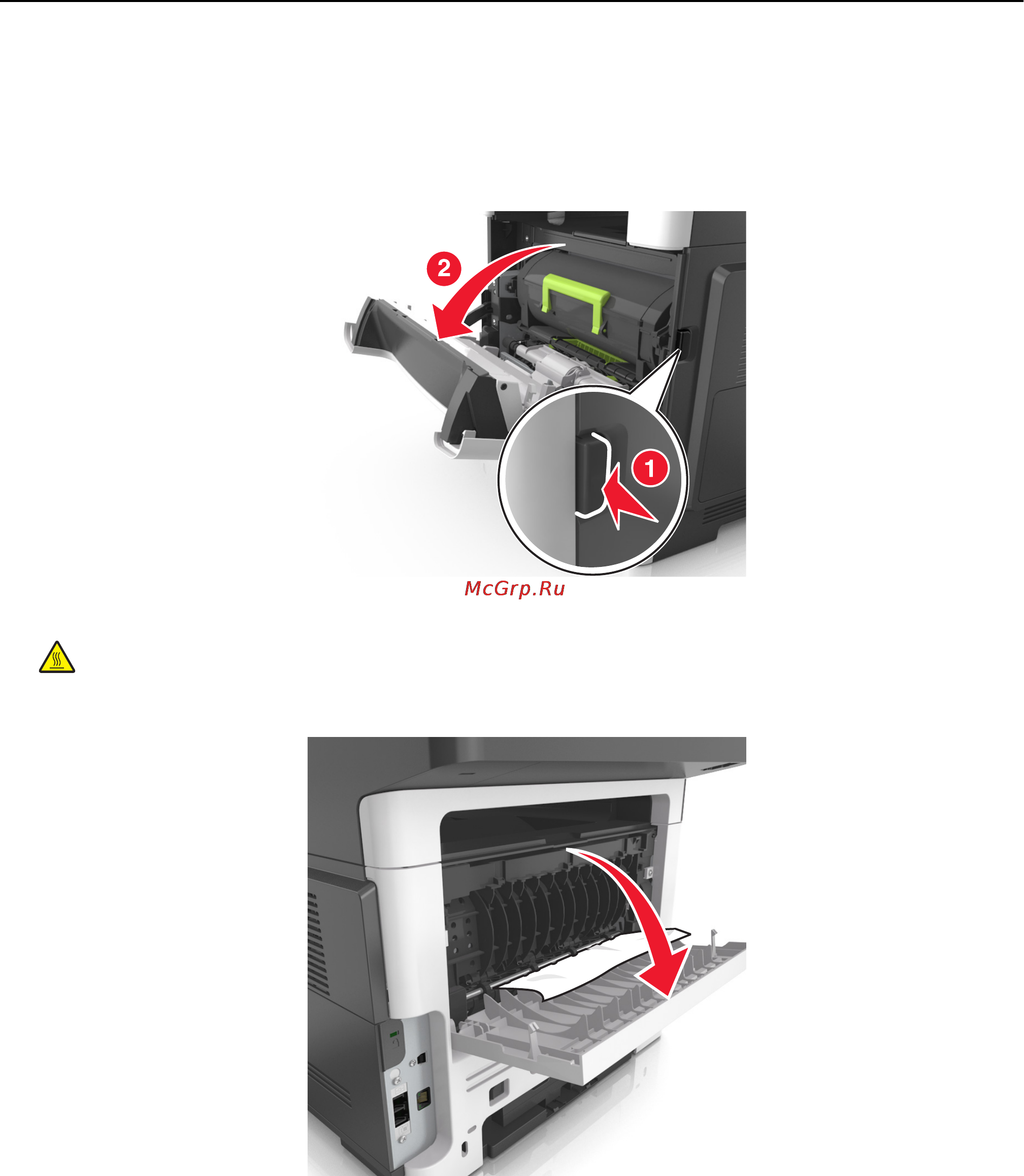 Lexmark MX310 [195/291] Замятие страницы x откройте заднюю дверцу 20y xx