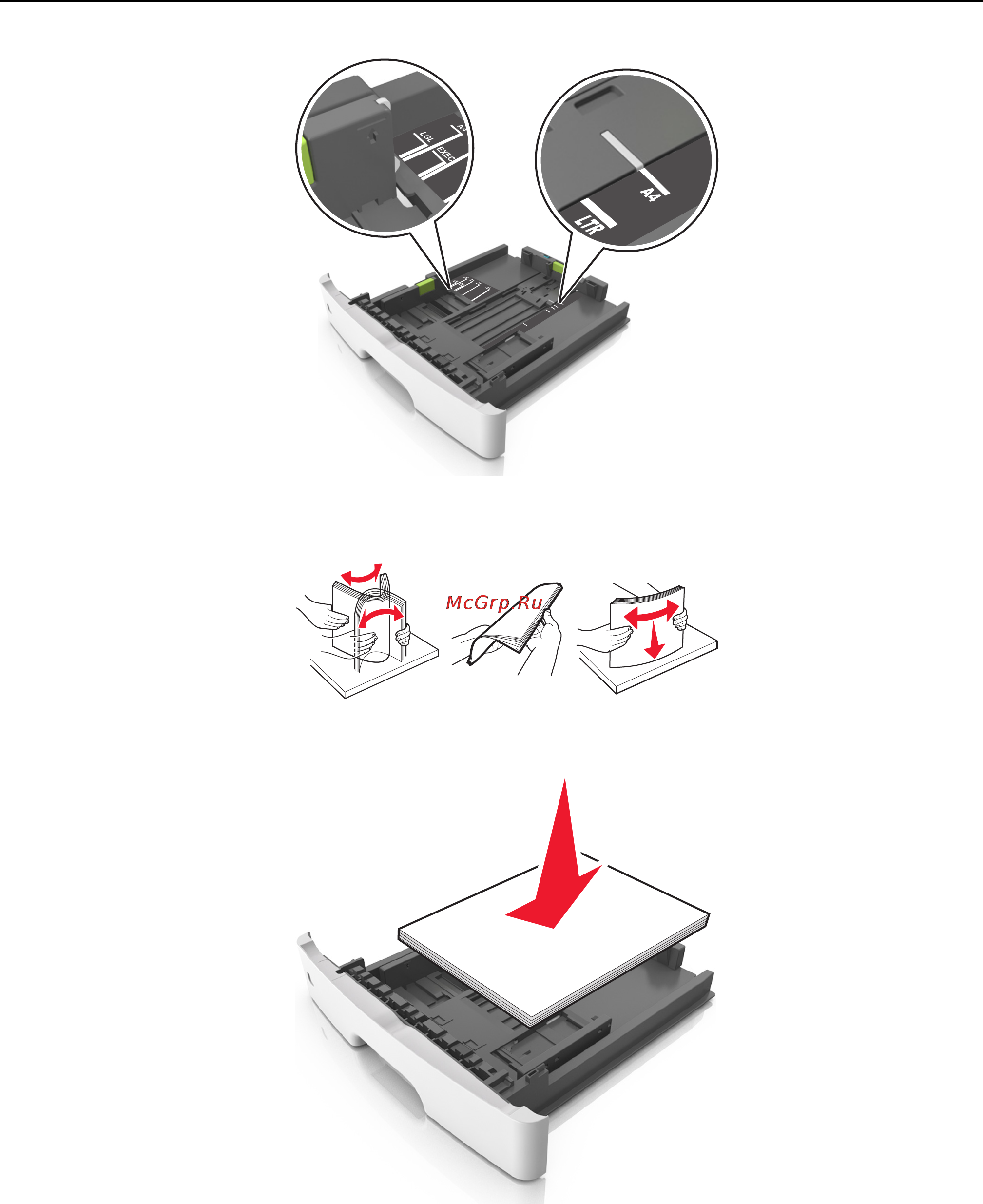 Lexmark MX310 Инструкция по эксплуатации онлайн [36/291] 57794