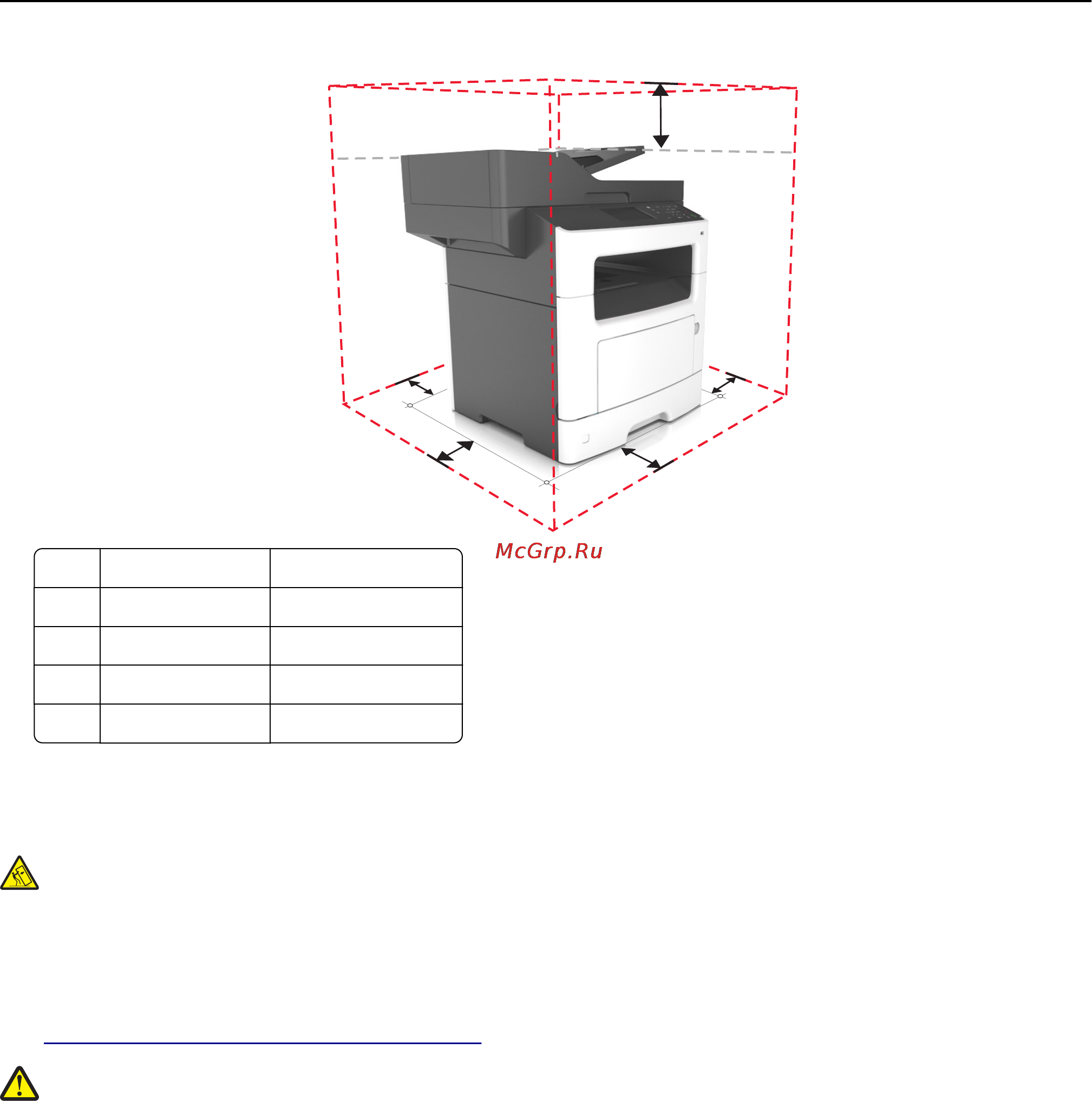 Lexmark MX511dhe [11/363] Конфигурации принтера