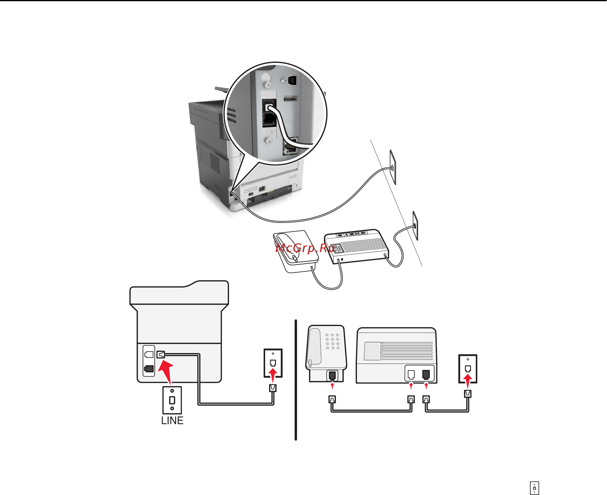 Lexmark MX511de Инструкция по эксплуатации онлайн [121/363] 57809