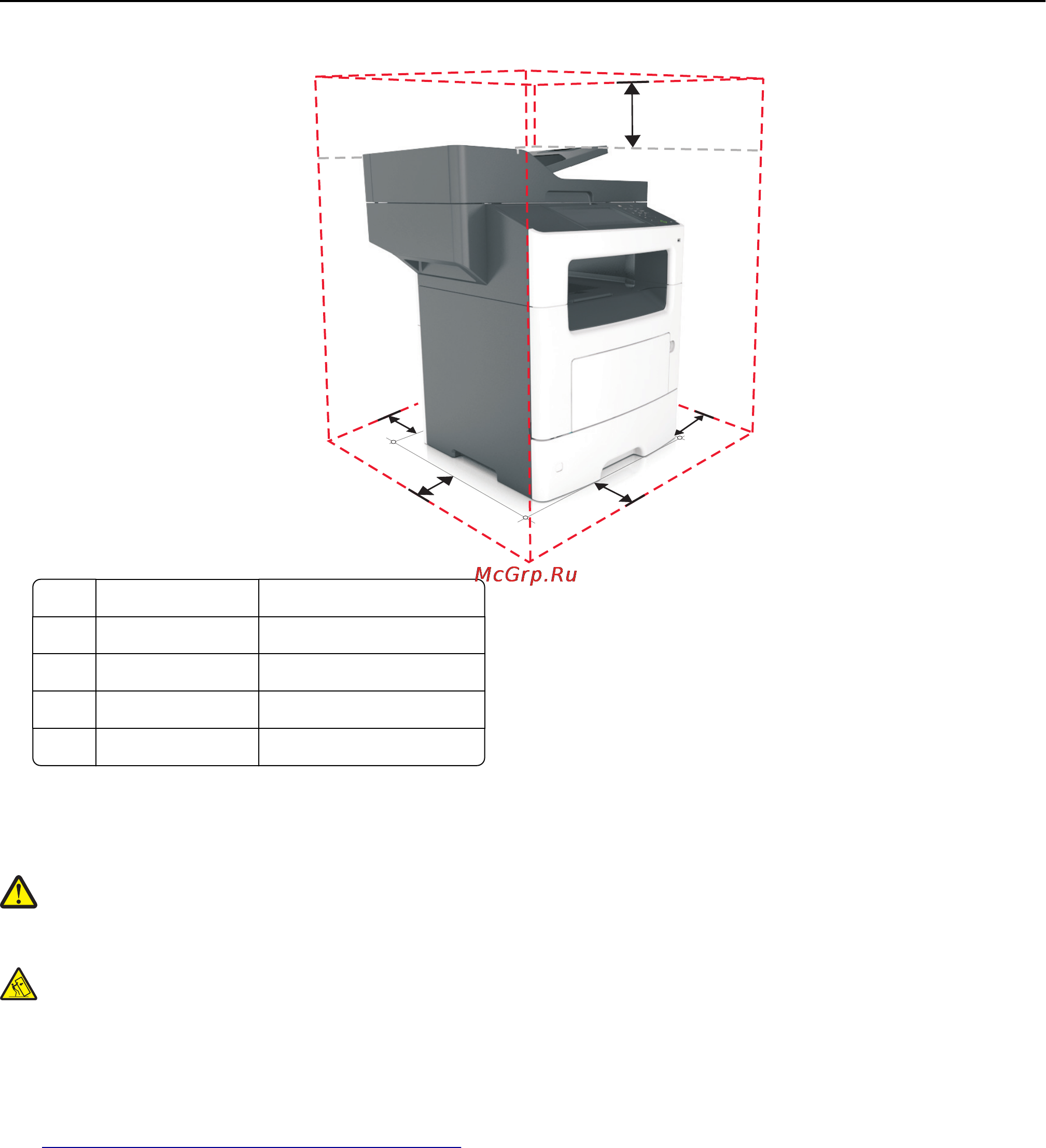 Lexmark MX610 [11/380] Конфигурации принтера