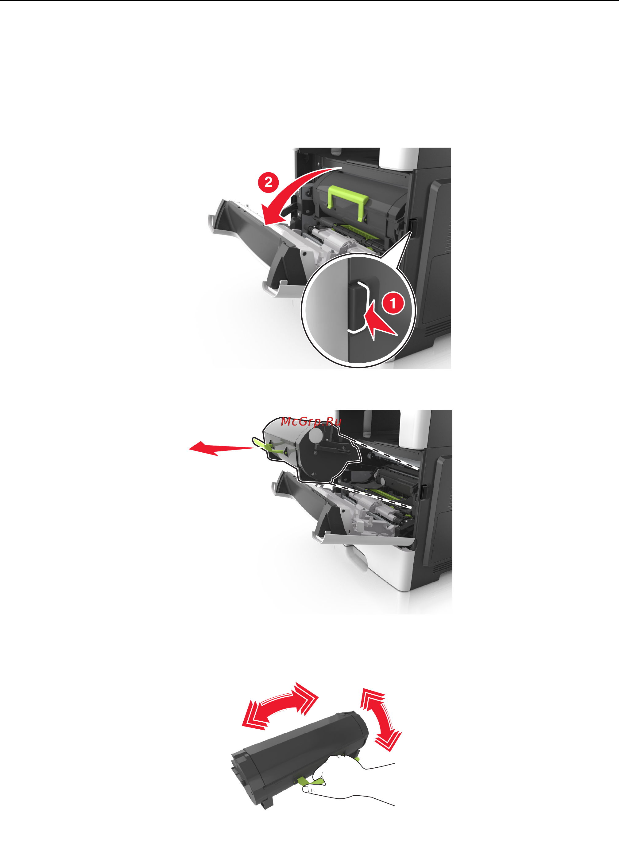 Lexmark MX610 [250/380] Замена картриджа