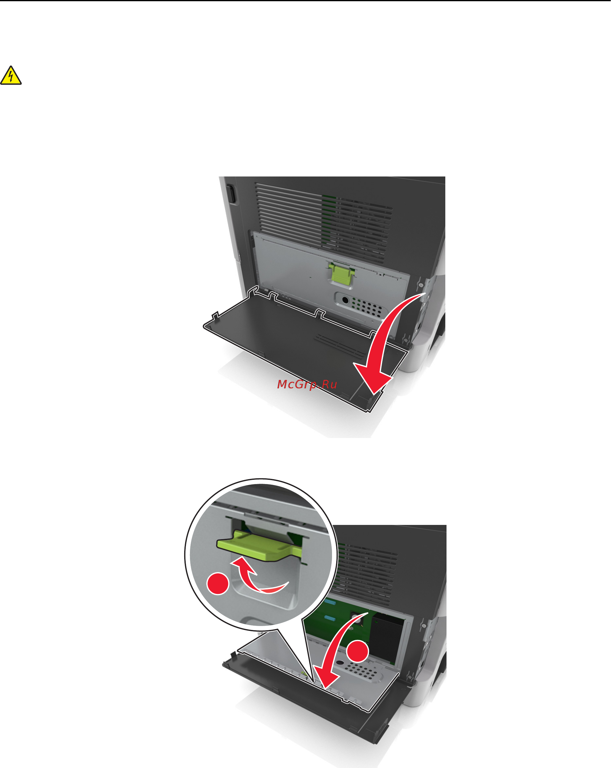 Lexmark MX610 [31/380] Доступ к плате контроллера