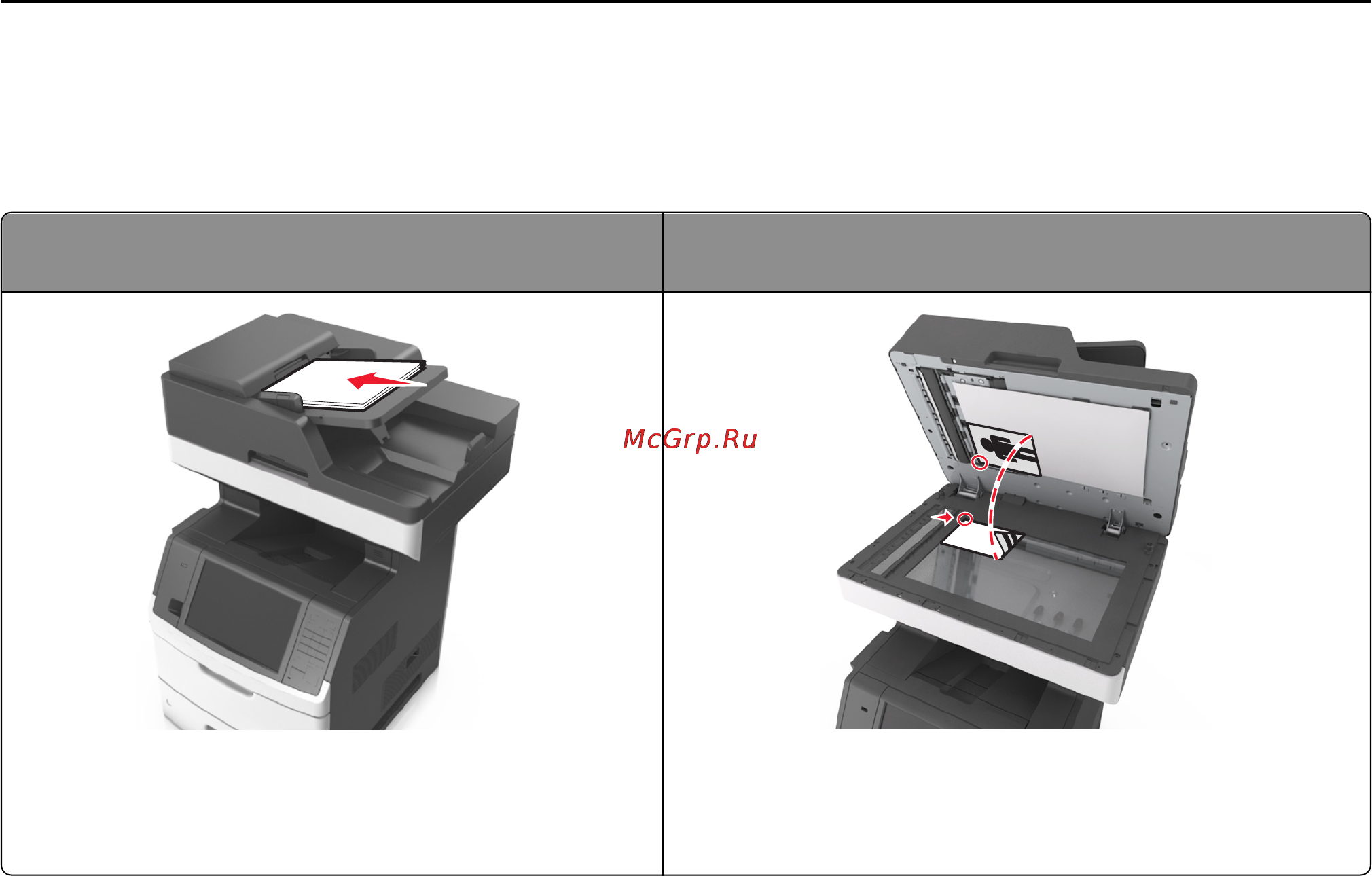 Lexmark MX710 [14/399] Общие сведения о уапд и стекле экспонирования сканера